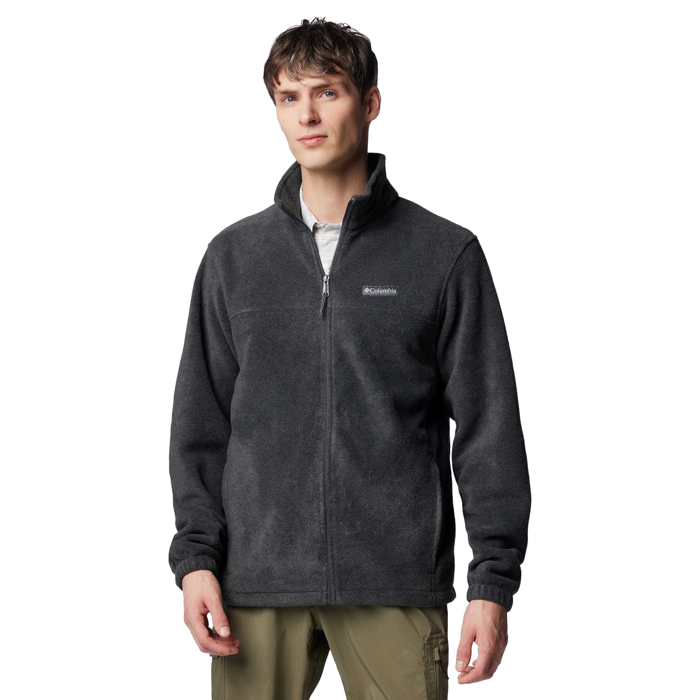 Columbia-Steens-Mountain-Full-Zip-Fleece-Jacket---Men-s-Charcoal-Heather