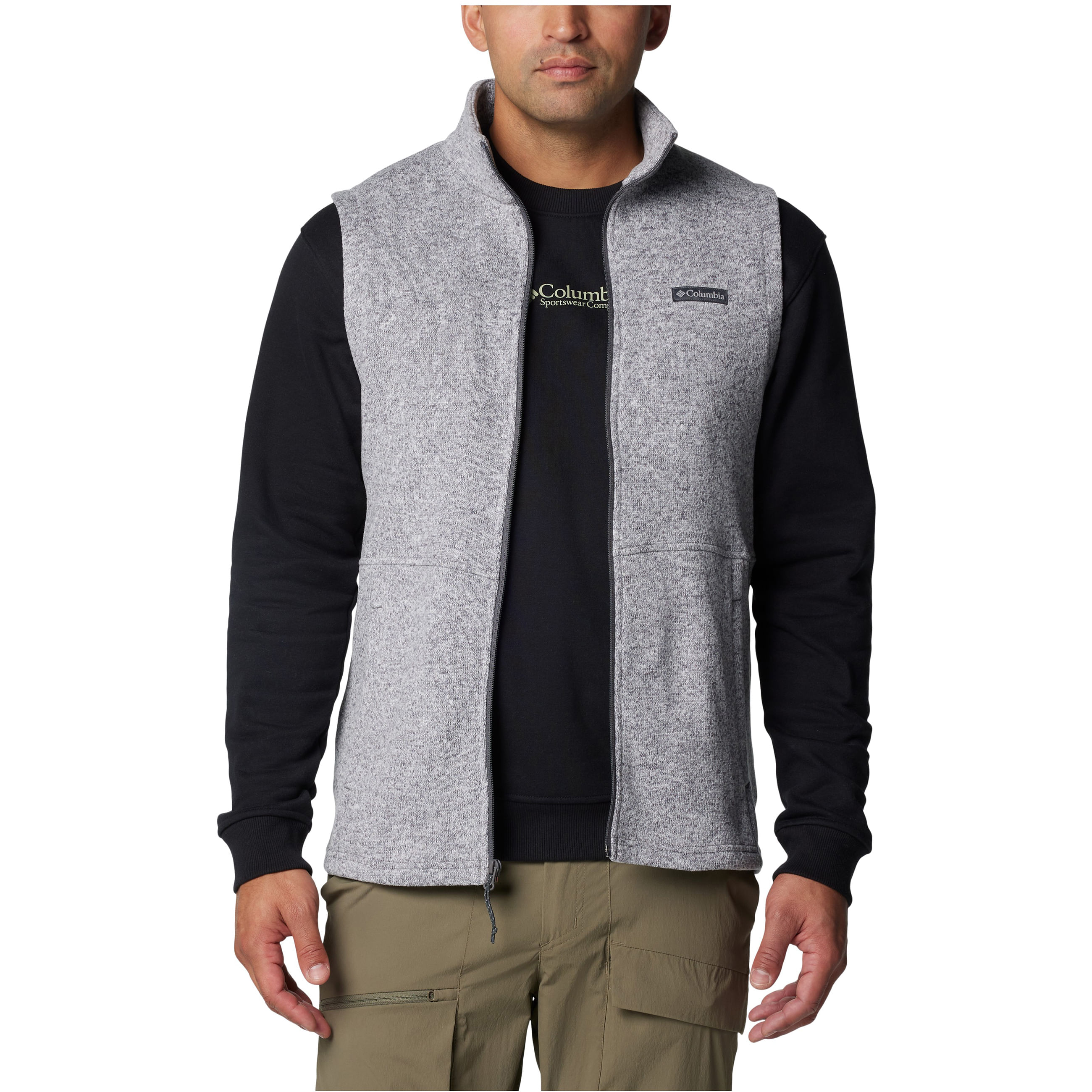 Columbia Alto Pass Fleece Vest - Men's - City Grey Heather S