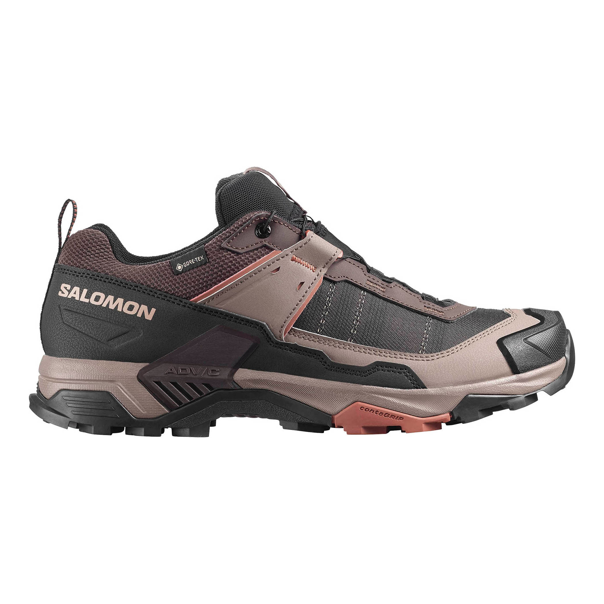 Salomon-X-Ultra-5-GTX-Hiking-Shoe---Men-s-Black-Coffee---Walnut---Arabian-Spice