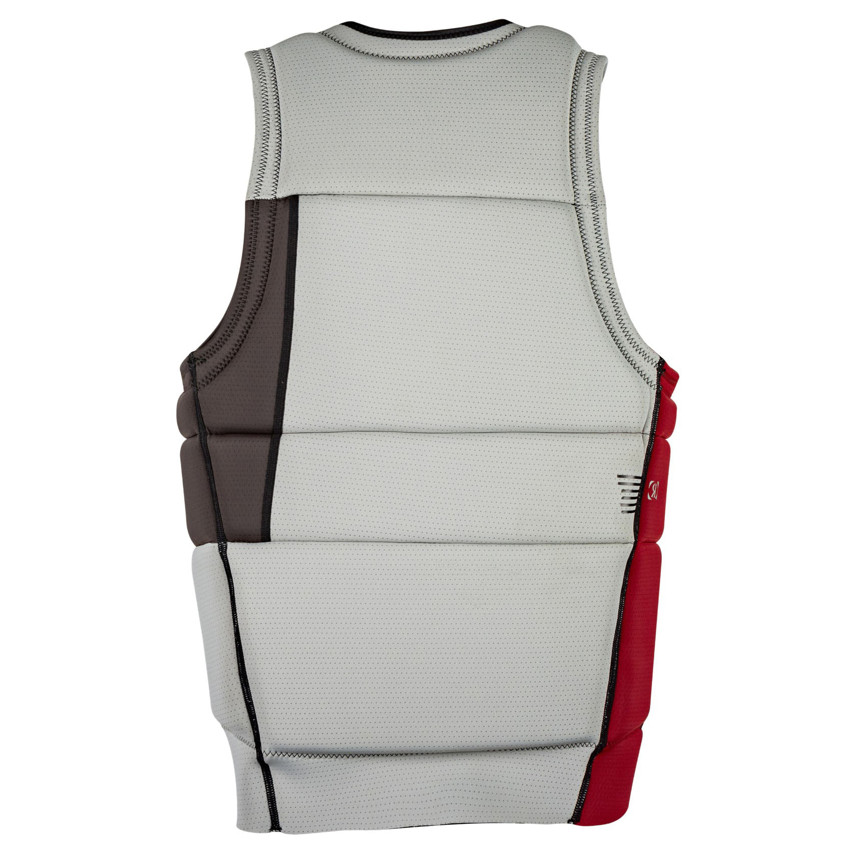 Ronix-Supreme-Impact-Vest-2026---Men-s-Chalk-Grey---Maroon