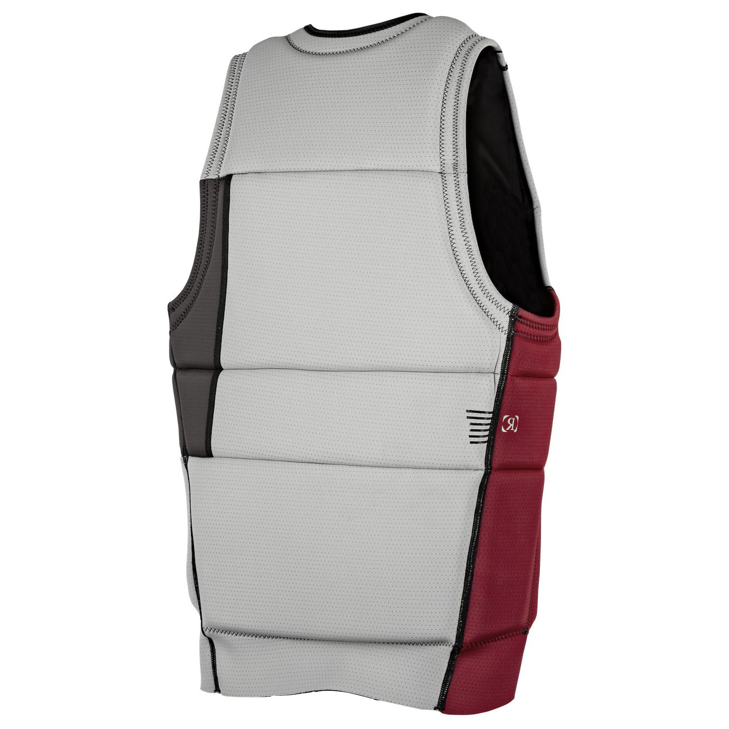 Ronix-Supreme-Impact-Vest-2026---Men-s-Chalk-Grey---Maroon