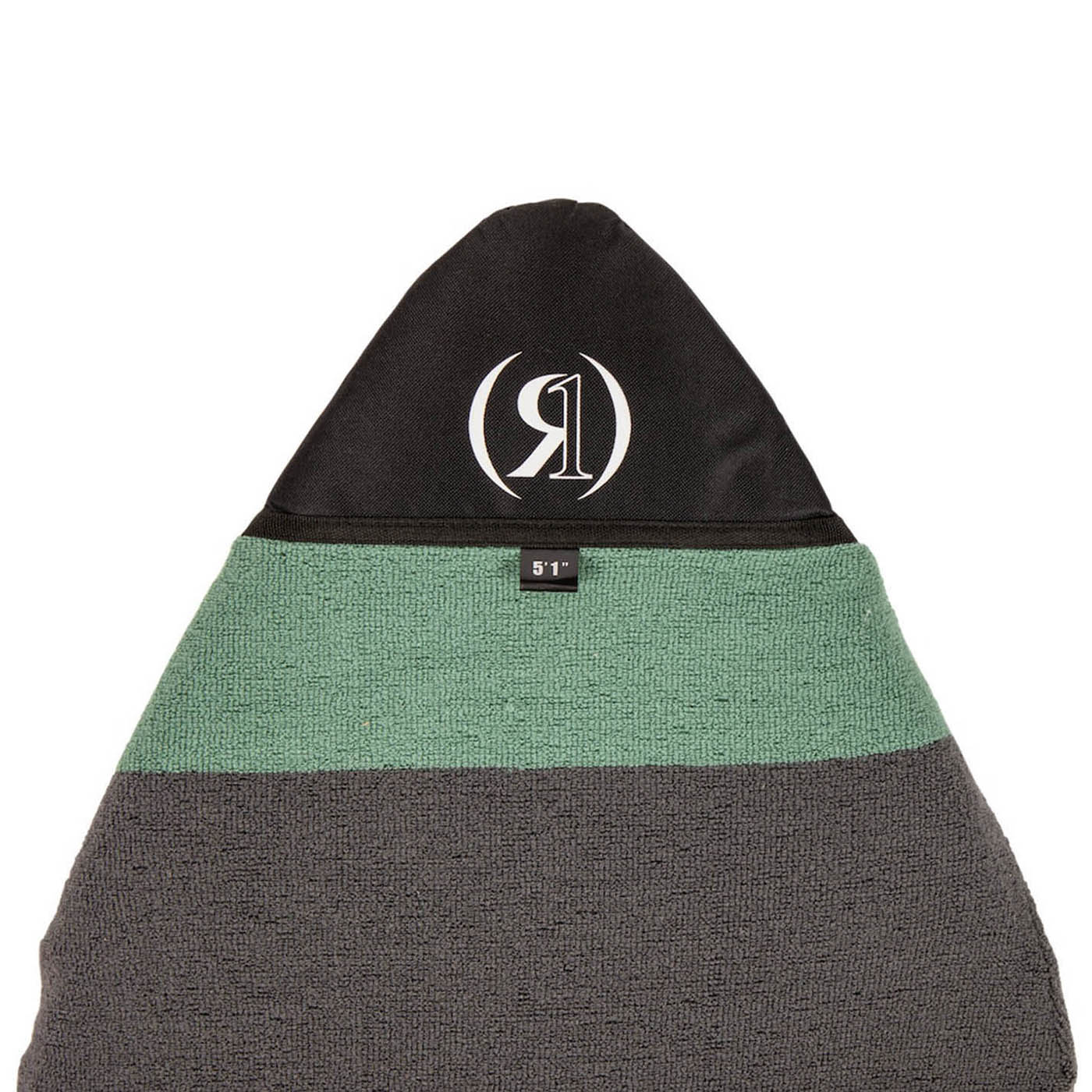 Ronix-Pointy-Nose-Surf-Sock-Jade---Black---Grey