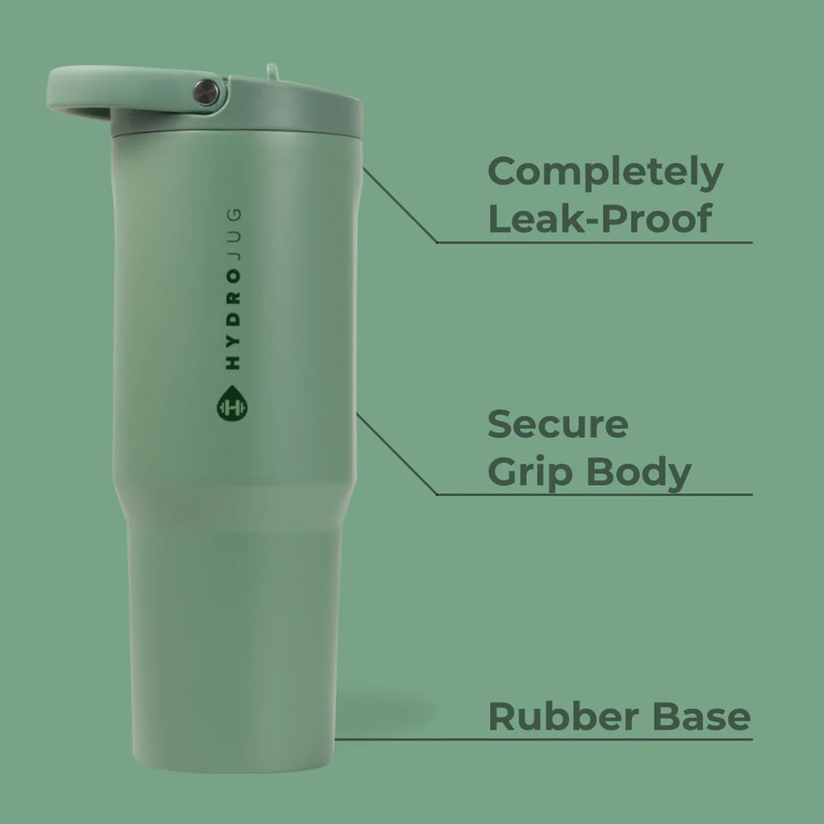 HydroJug Sport 32 oz Water Bottle - Sage
