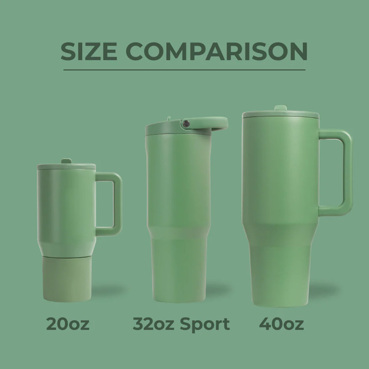 HydroJug Sport 32 oz Water Bottle - Sage