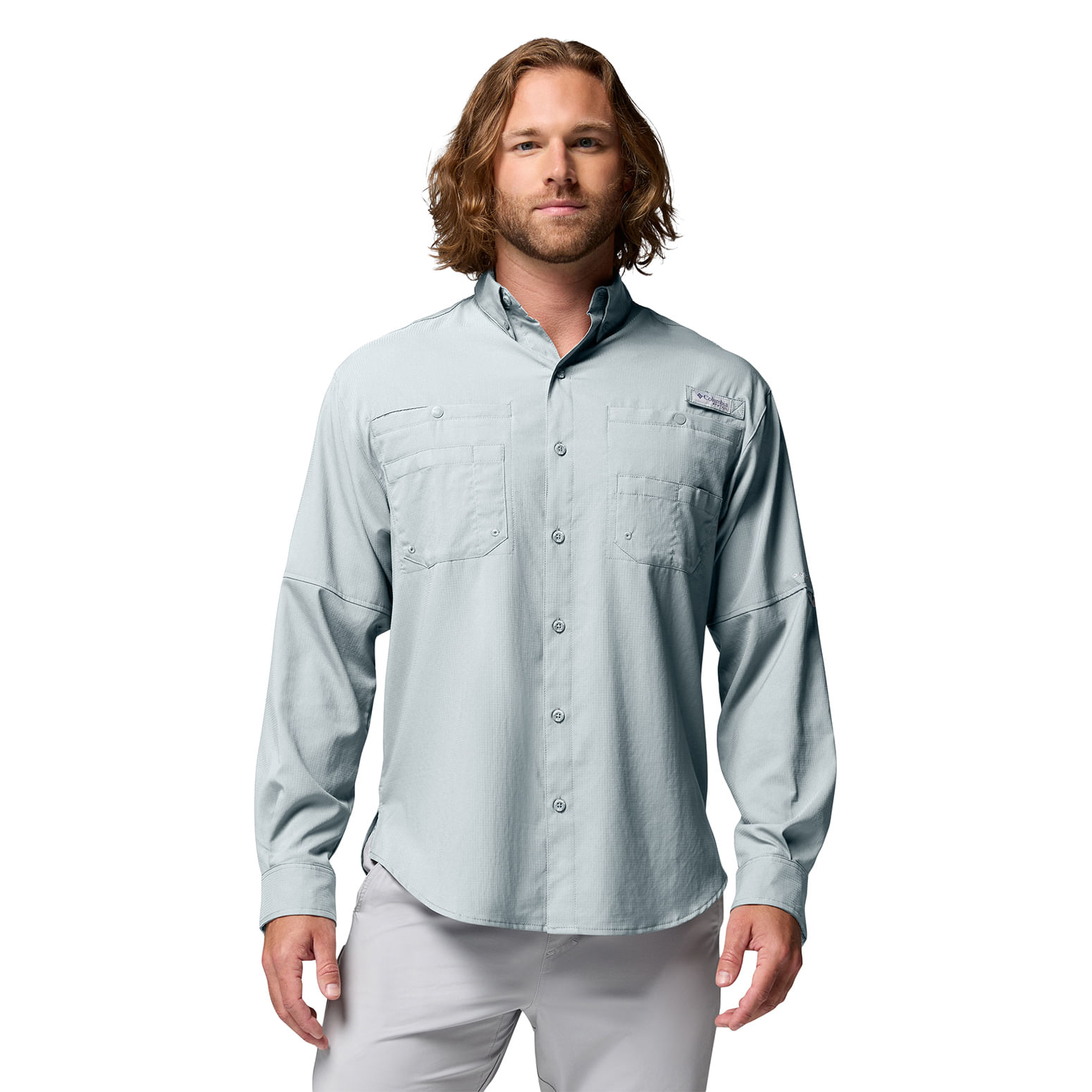 Columbia-PFG-Tamiami-II-Long-Sleeve-Shirt---Men-s-Crushed-Blue