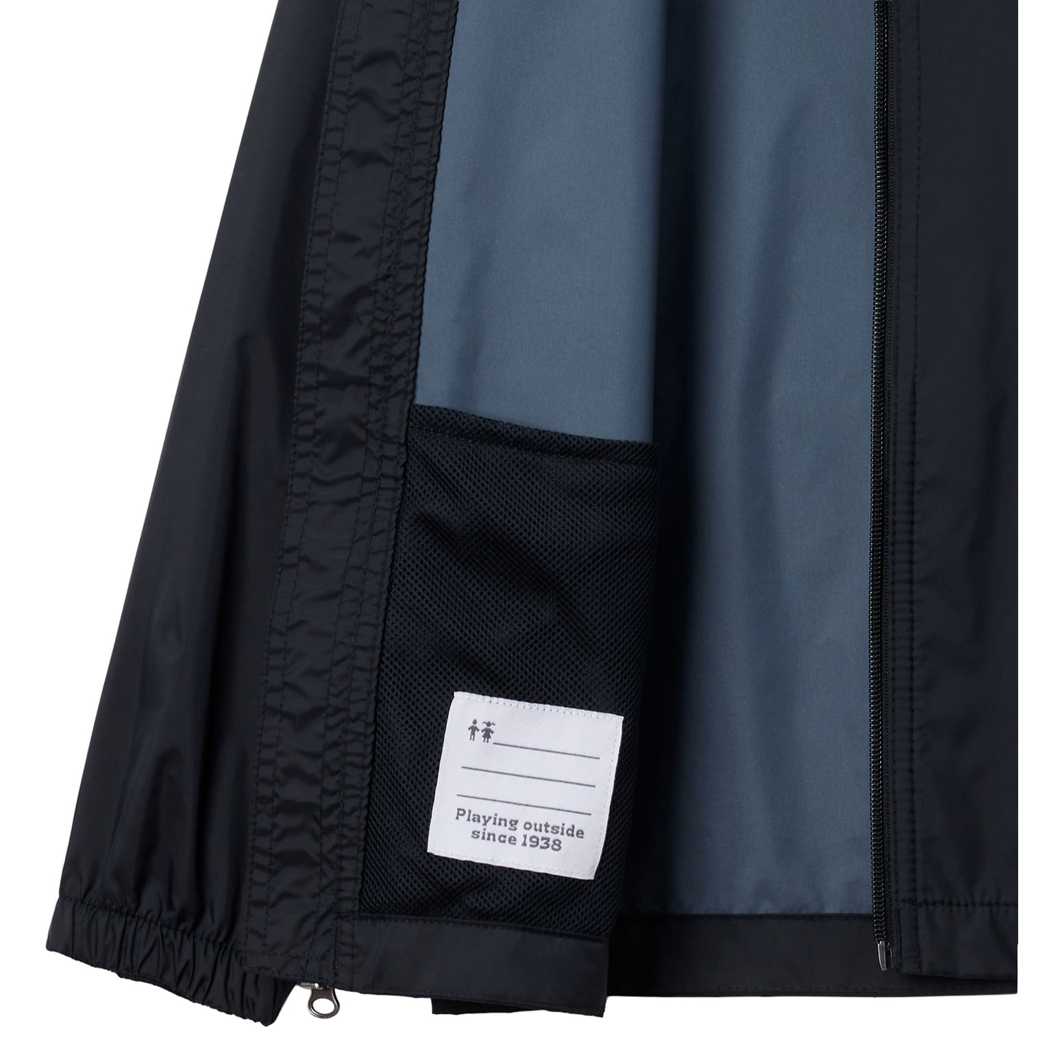 Columbia Glennaker Rain Jacket - Boys' - Black S