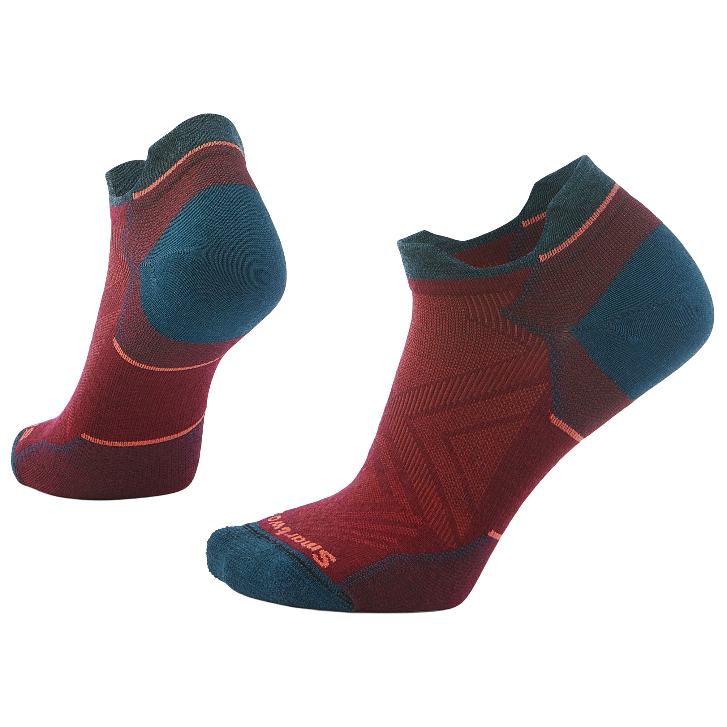 Smartwool-Run-Zero-Cushion-Low-Ankle-Sock---Women-s-Tibetan-Red