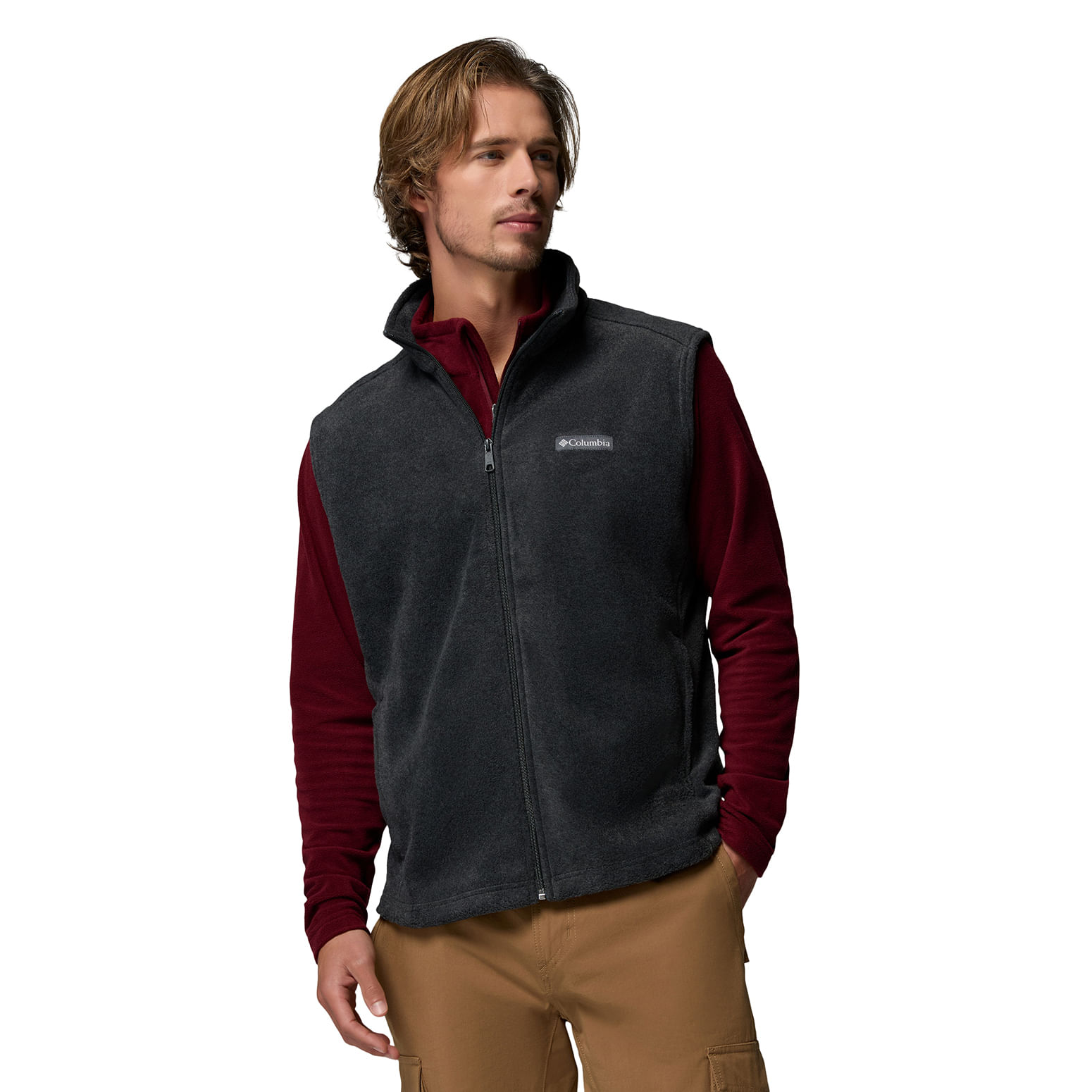 Columbia-CSC-Basic-Logo-II-Hoodie---Men-s-Charcoal-Heather