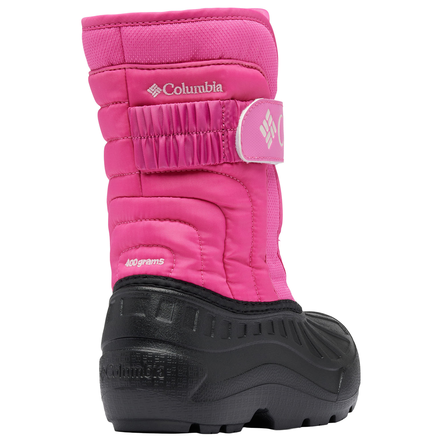 Columbia Powderbug Snowlite Strap Boot - Kids' - Pink Ice / Satin Pink 7Y