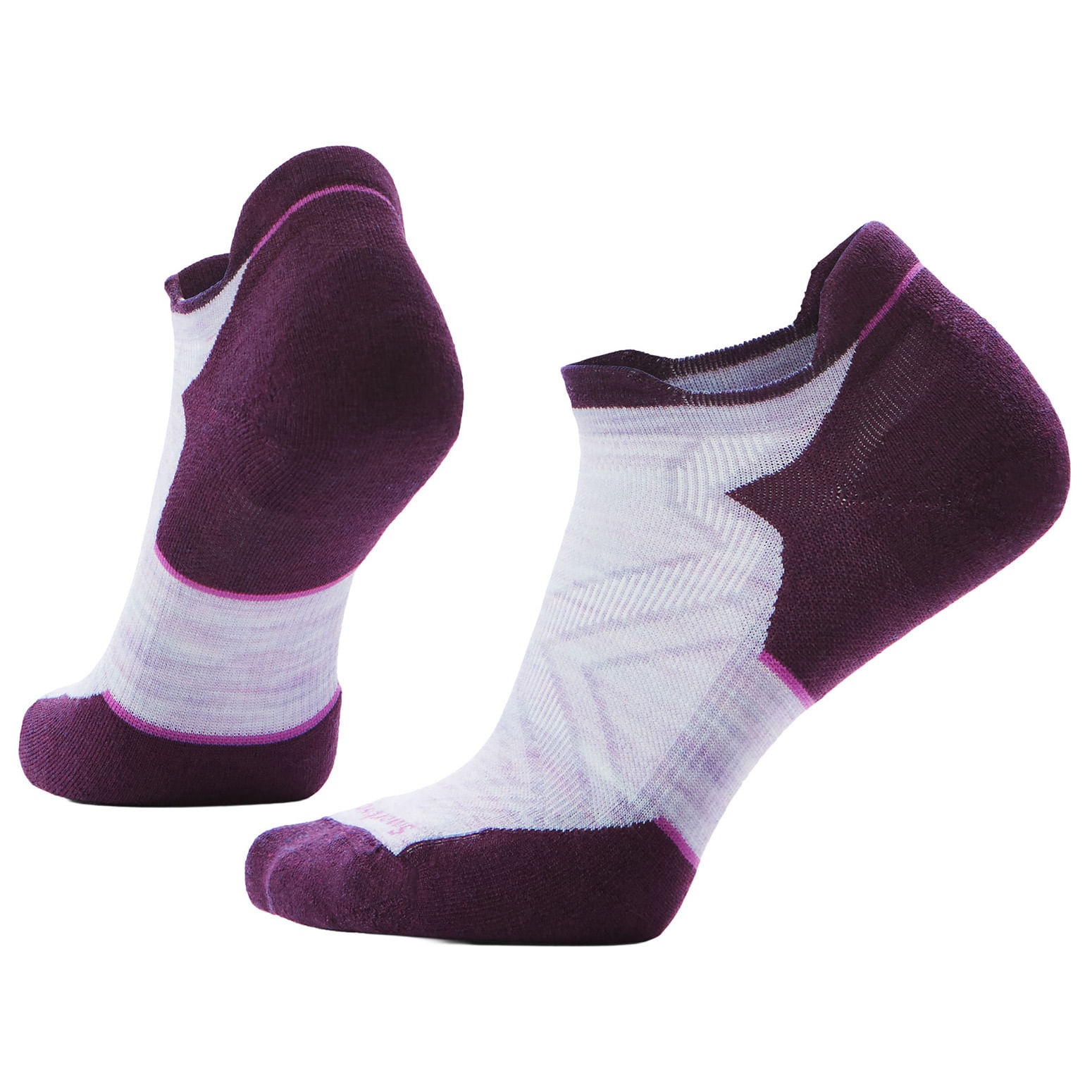 Smartwool-Targeted-Cushion-Run-Low-Ankle-Sock---Women-s-Purple---White