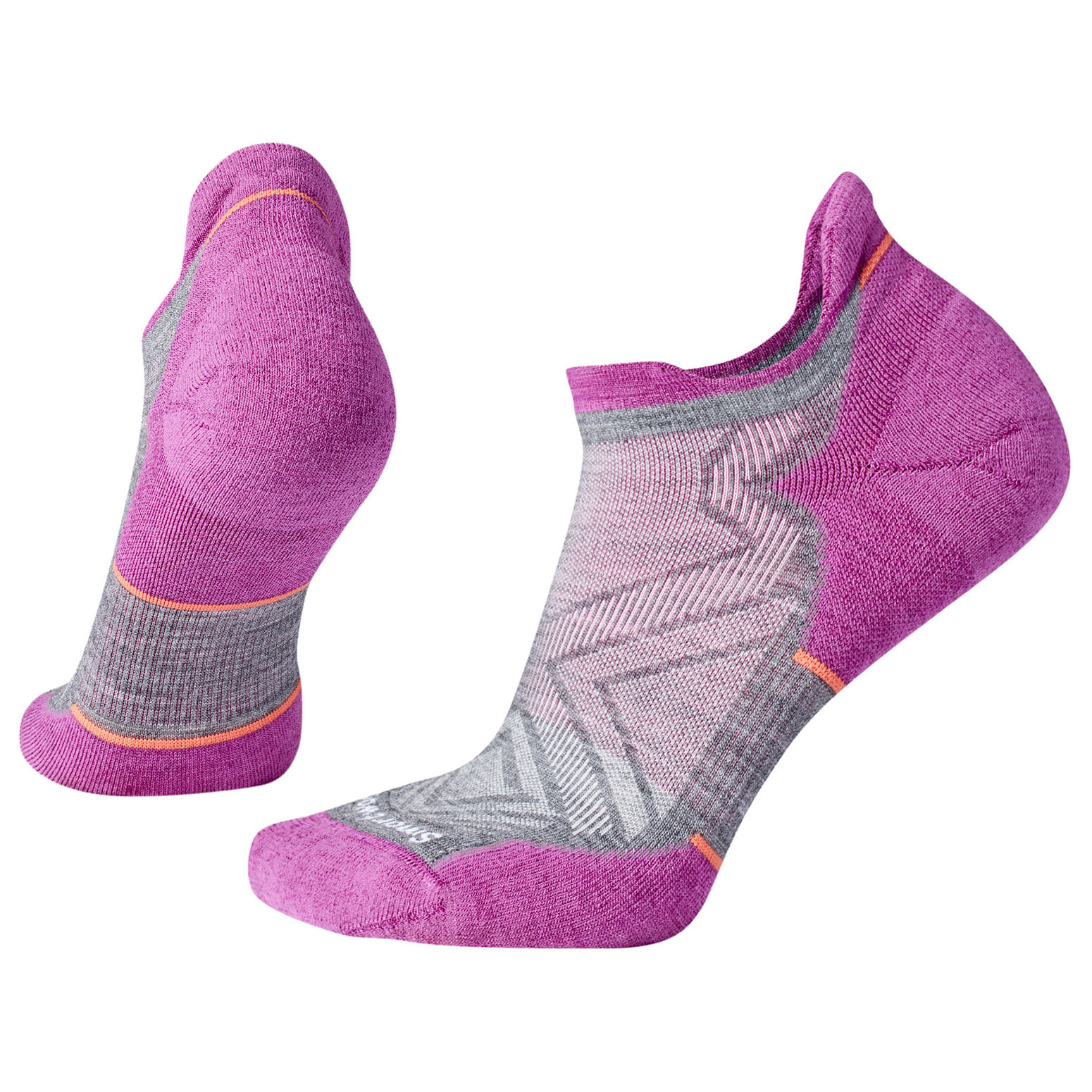 Smartwool-Targeted-Cushion-Run-Low-Ankle-Sock---Women-s-Medium-Gray---Purple
