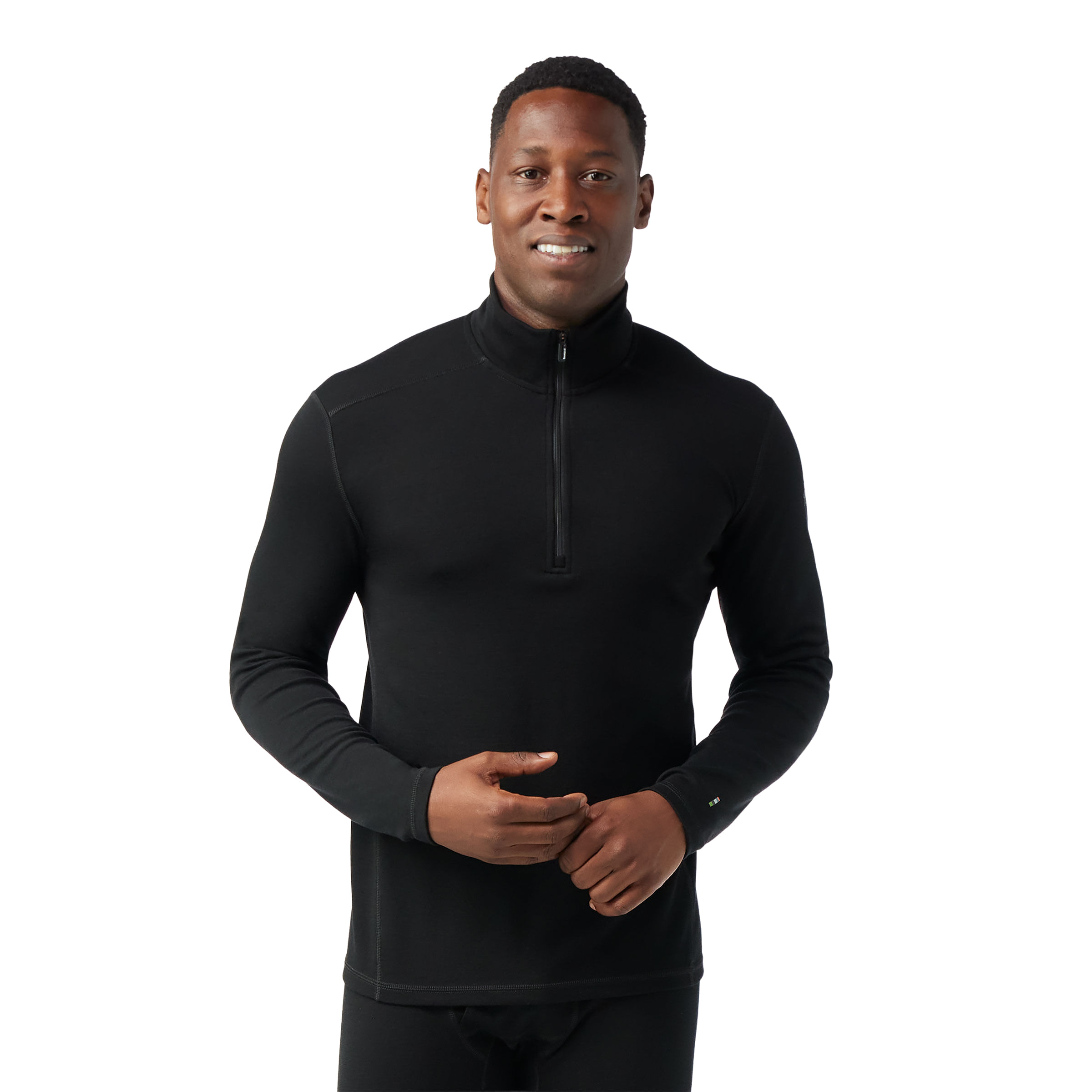 Smartwool-Classic-Thermal-Merino-Base-Layer-1-4-Zip-Black