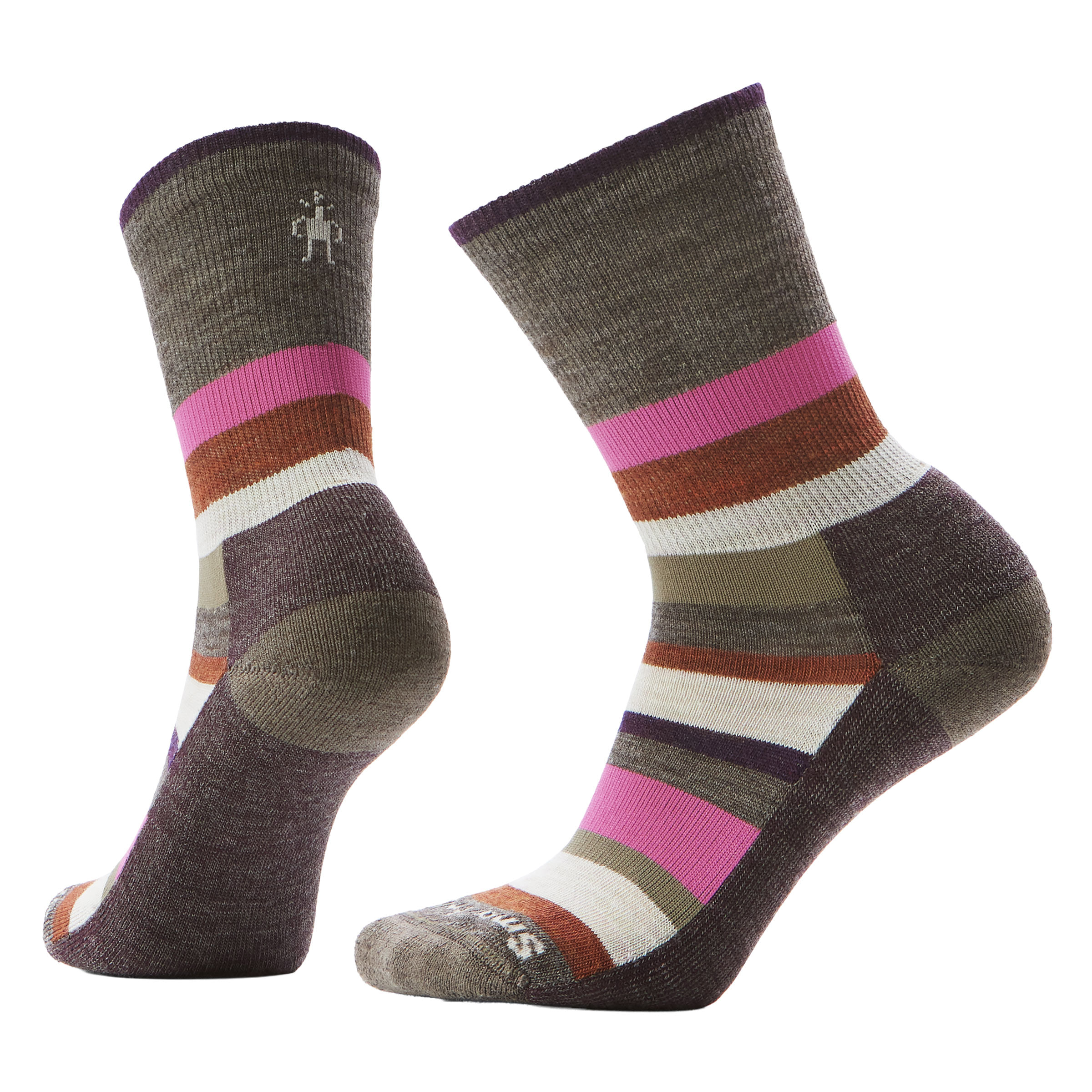 Smartwool-Everyday-Multi-Stripe-Crew-Sock---Women-s-Taupe