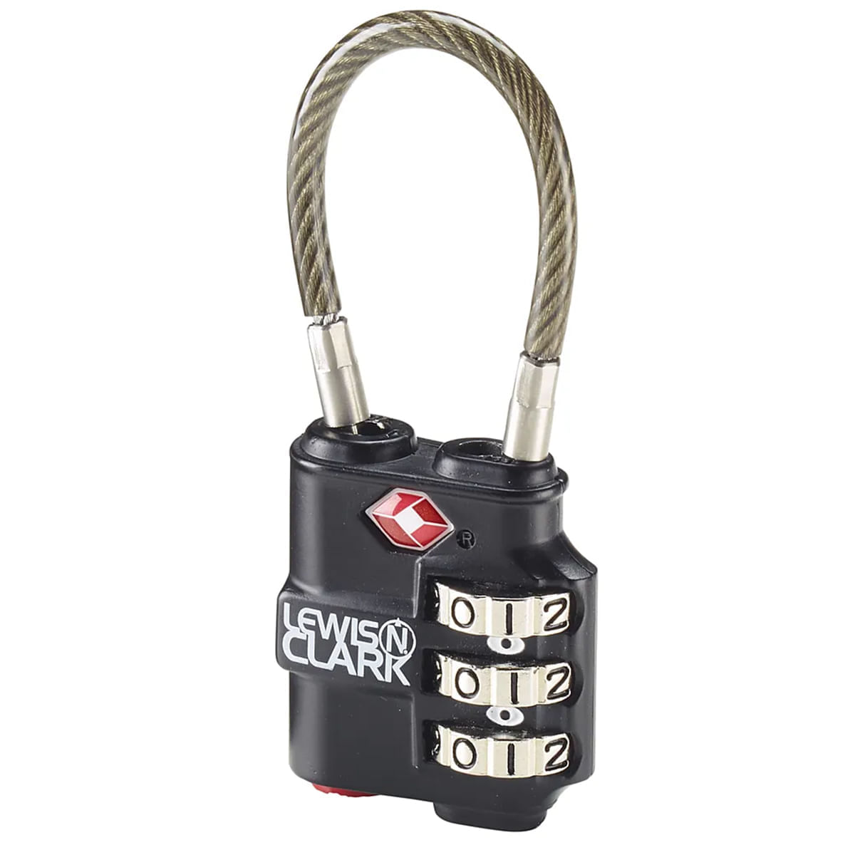 Lewis N. Clark Travel Sentry Indicator Cable Lock