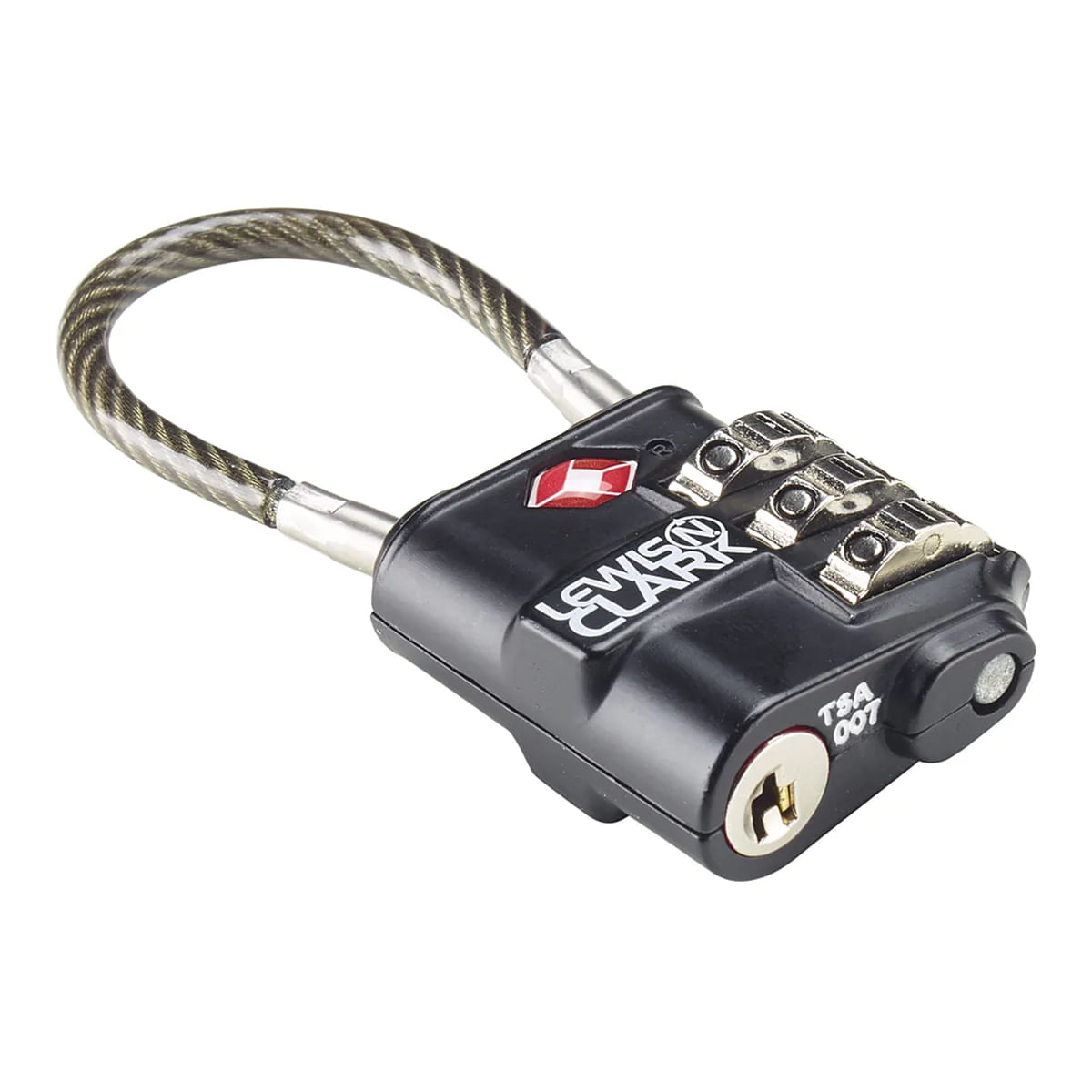 Lewis N. Clark Travel Sentry Indicator Cable Lock - Thumbnail 3