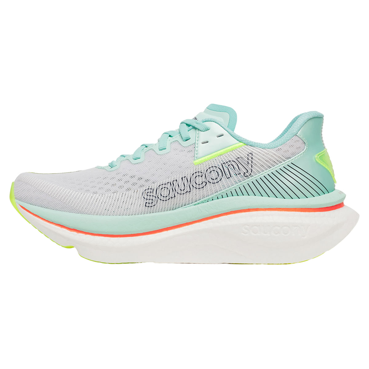 Saucony Endorphin Azura Running Shoe - Women's - White / Splash 6.5 6.5 Regular
