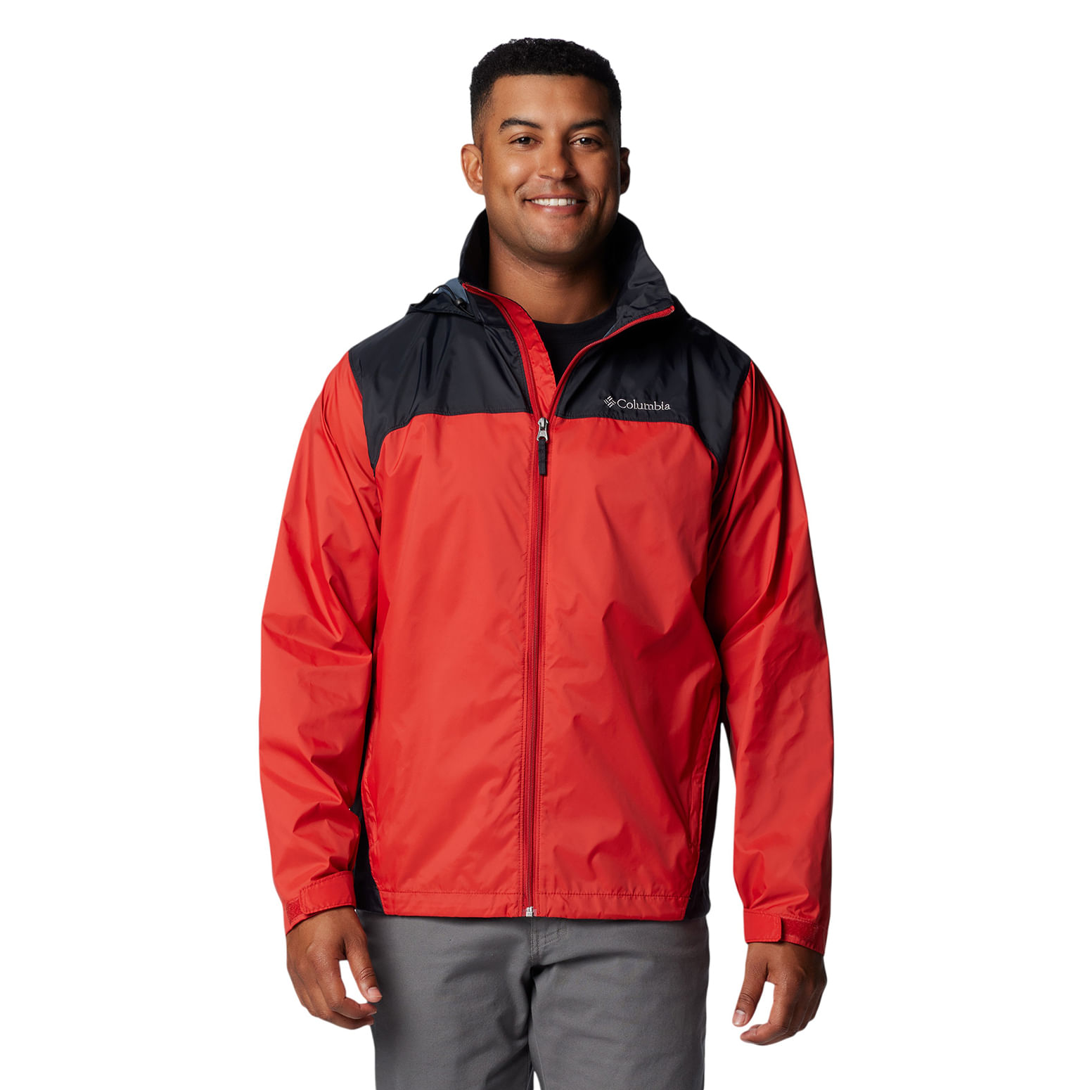 Columbia-Glennaker-Lake-II-Rain-Jacket---Men-s-Sail-Red-Black