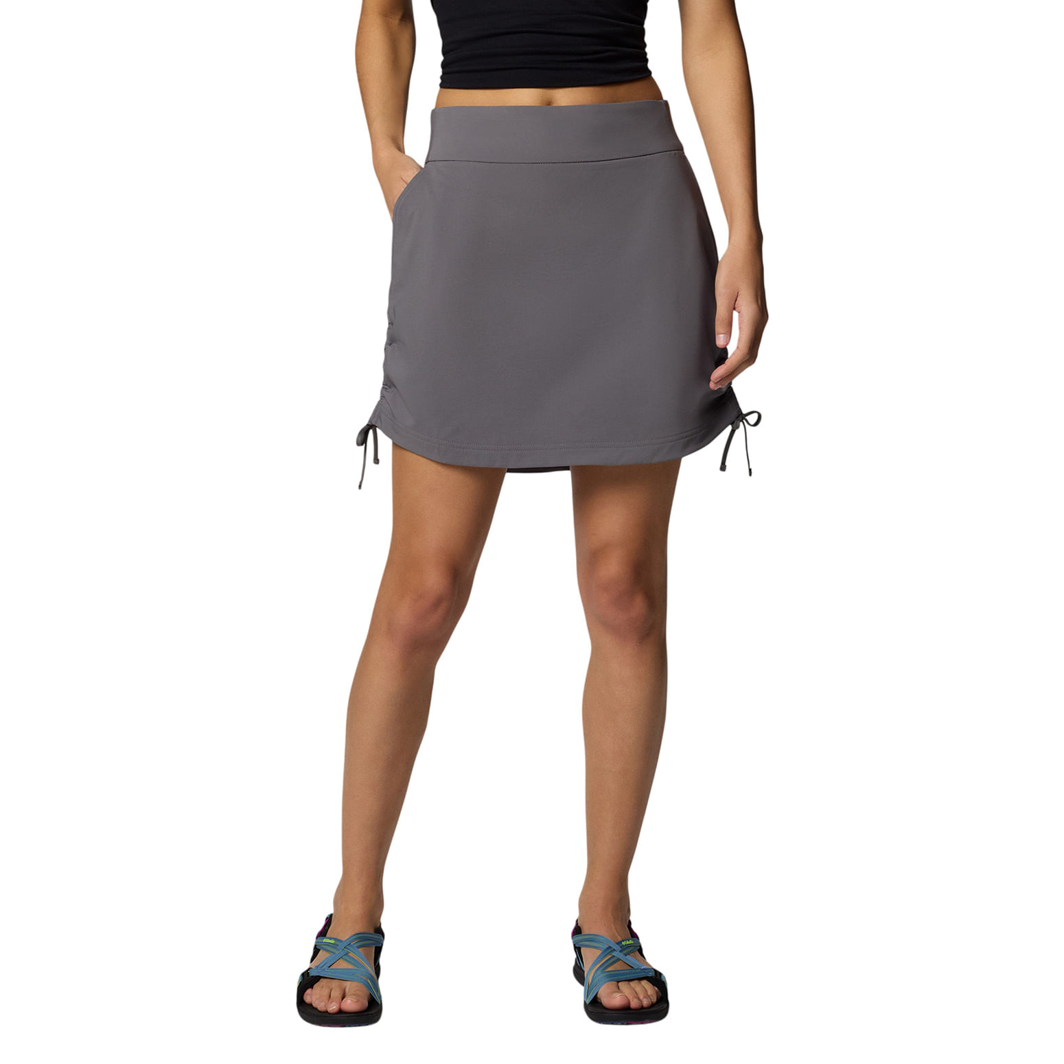 Columbia-All-Seasons-Ruched-Skort---Women-s-City-Grey