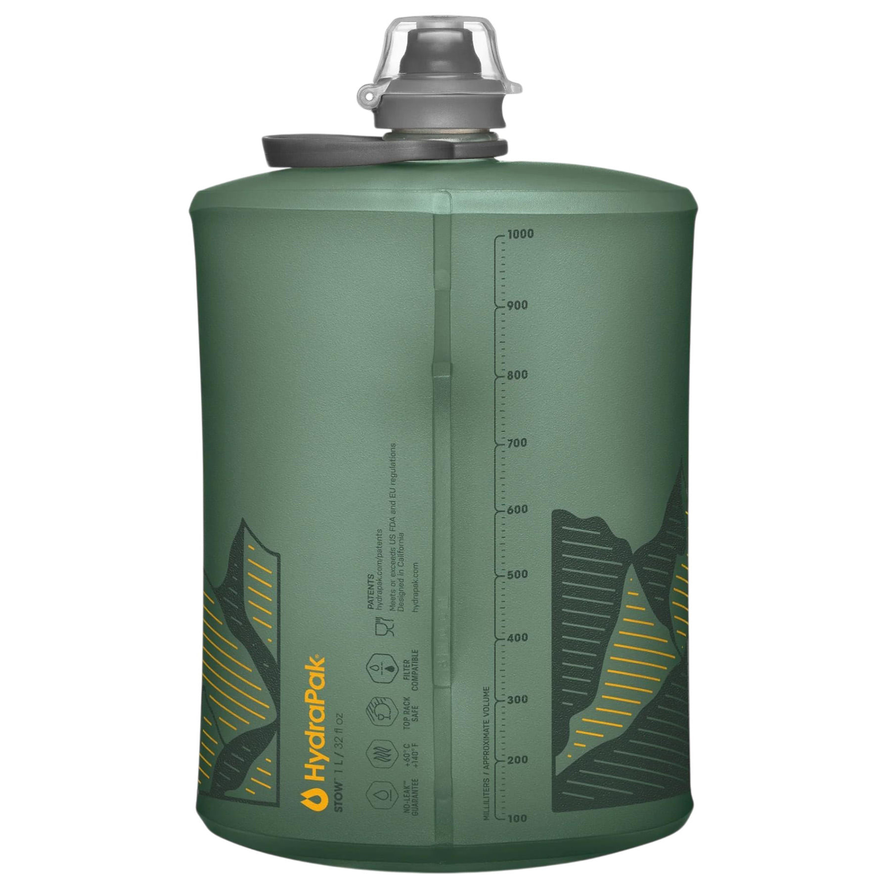 HydraPak-1L-Bottle-Stow-Sage-Green