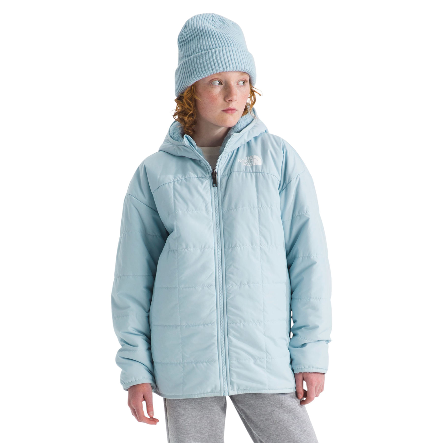 The-North-Face-Reversible-Shasta-Short-Parka---Girls--Polar-Haze