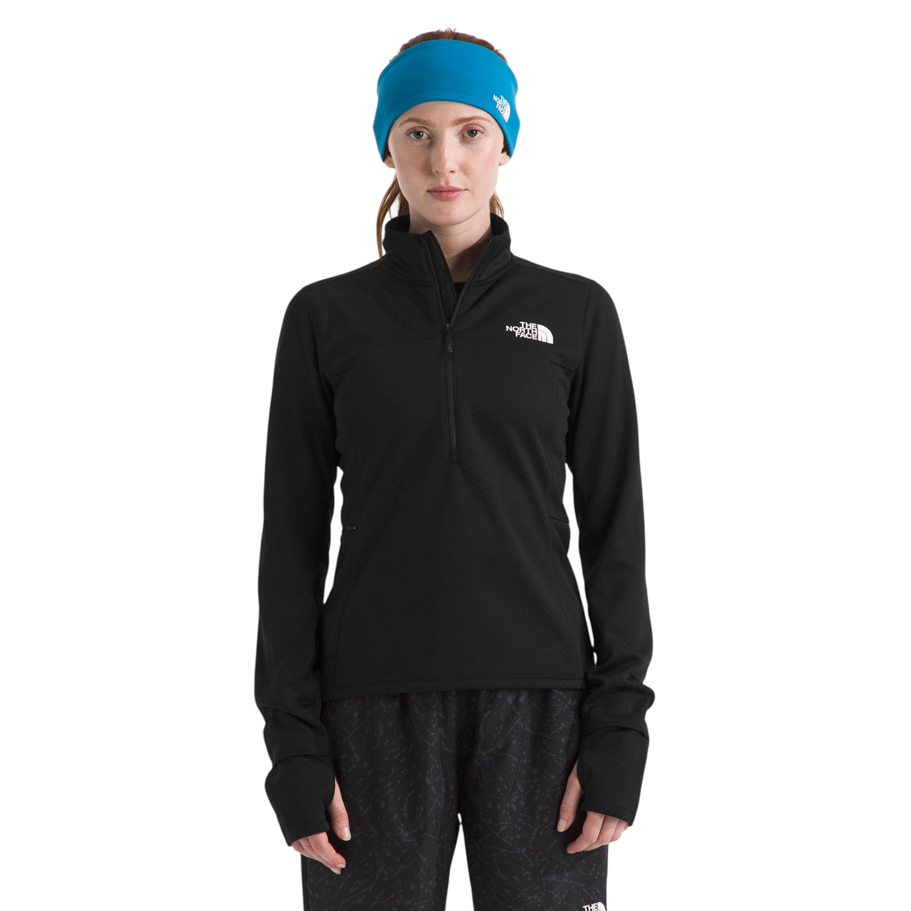 The North Face Cedar Trail Grid Fleece Quarter-Zip Jacket