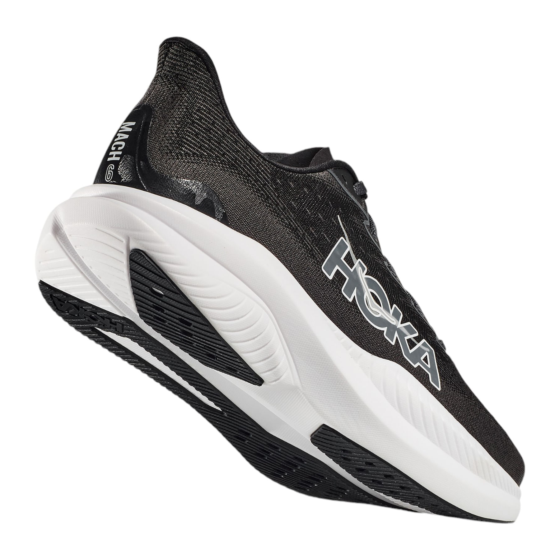 HOKA-Mach-6-Running-Shoe---Women-s-Black---White