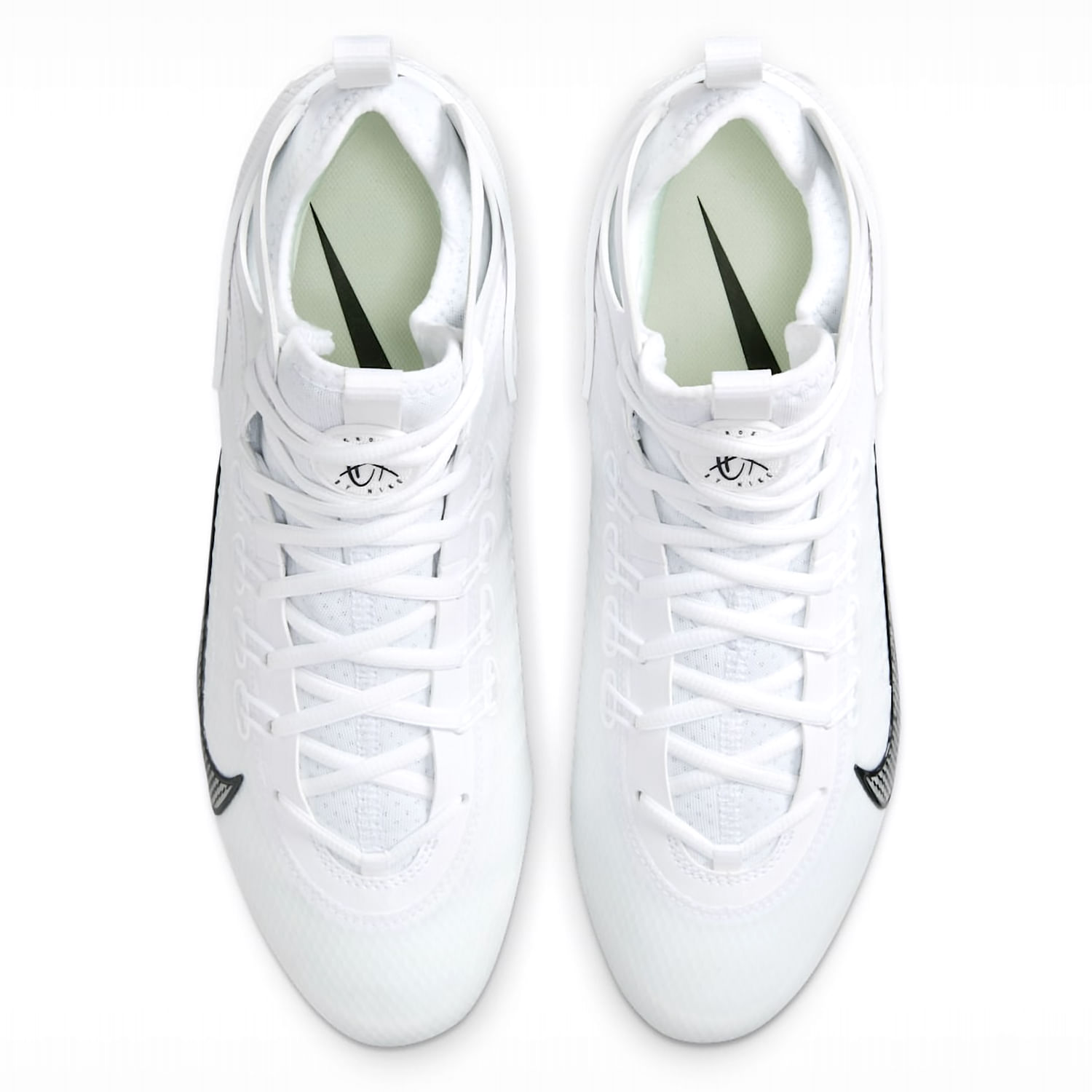 Nike Huarache 9 Elite Lax Lacrosse Cleat - Men's - White / Black 8.5 Regular