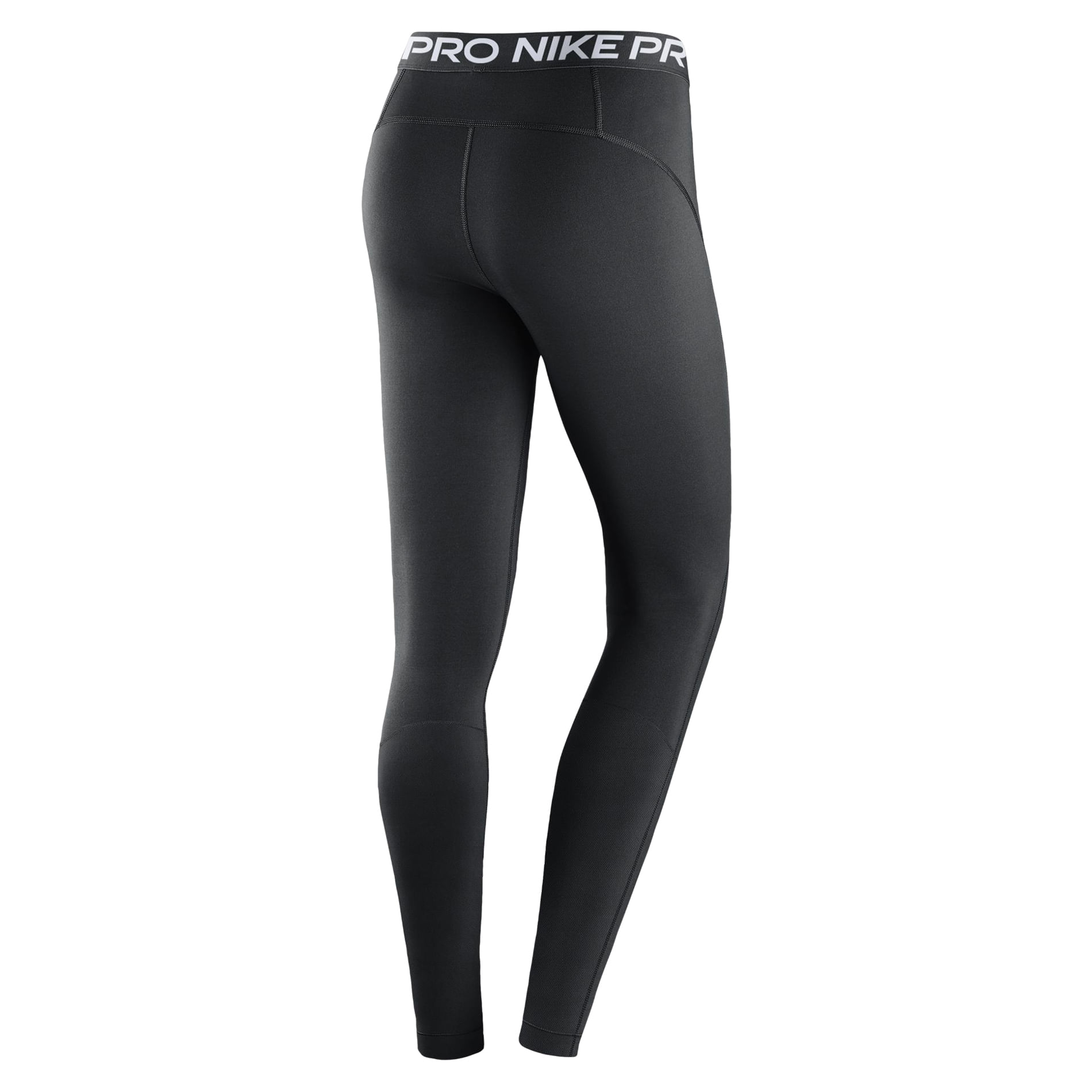Nike-Pro-Mid-Rise-Mesh-Paneled-Leggings---Women-s-Black---White