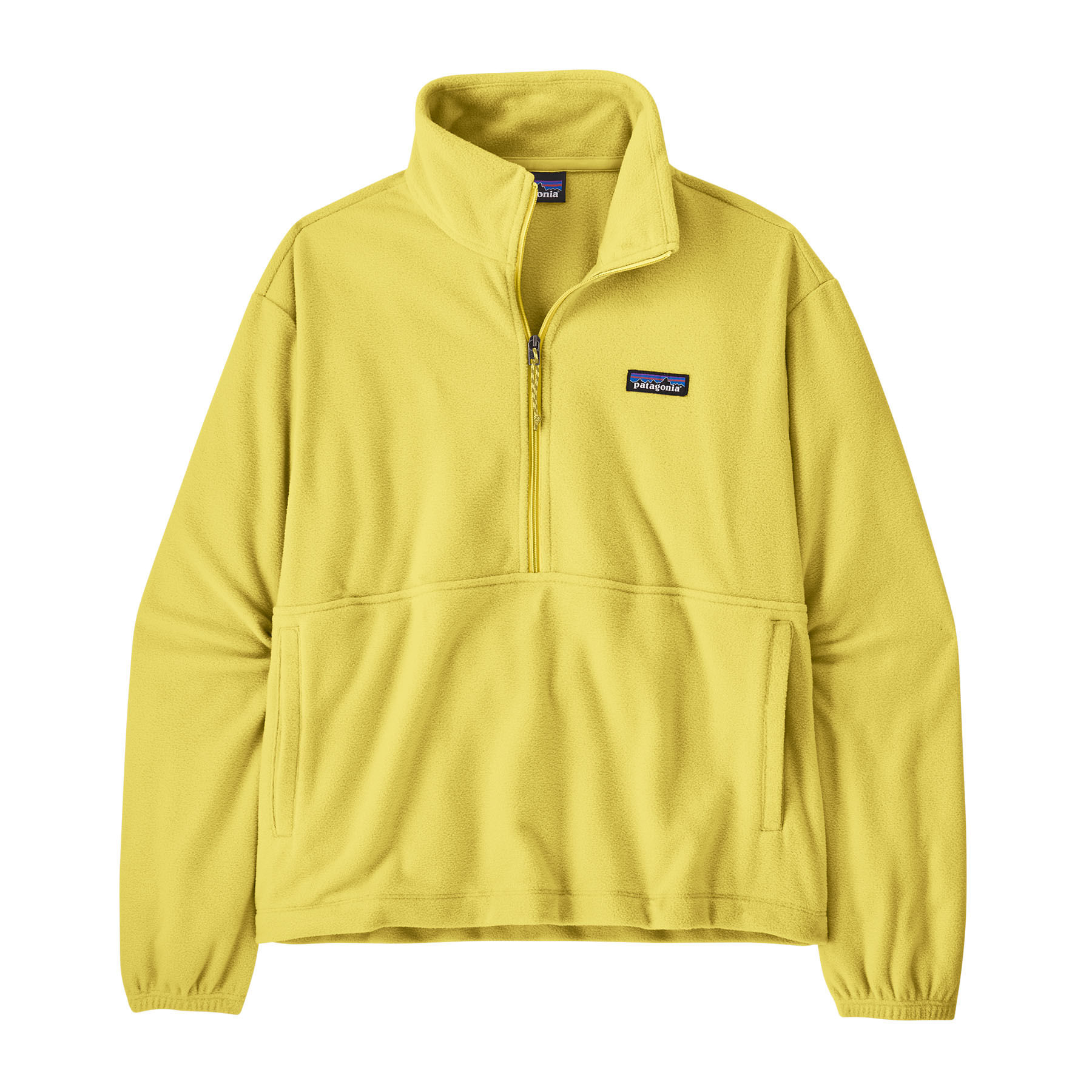 Patagonia-Micro-D-1-2-Zip-Fleece-Pullover---Women-s-Lemon-Zest