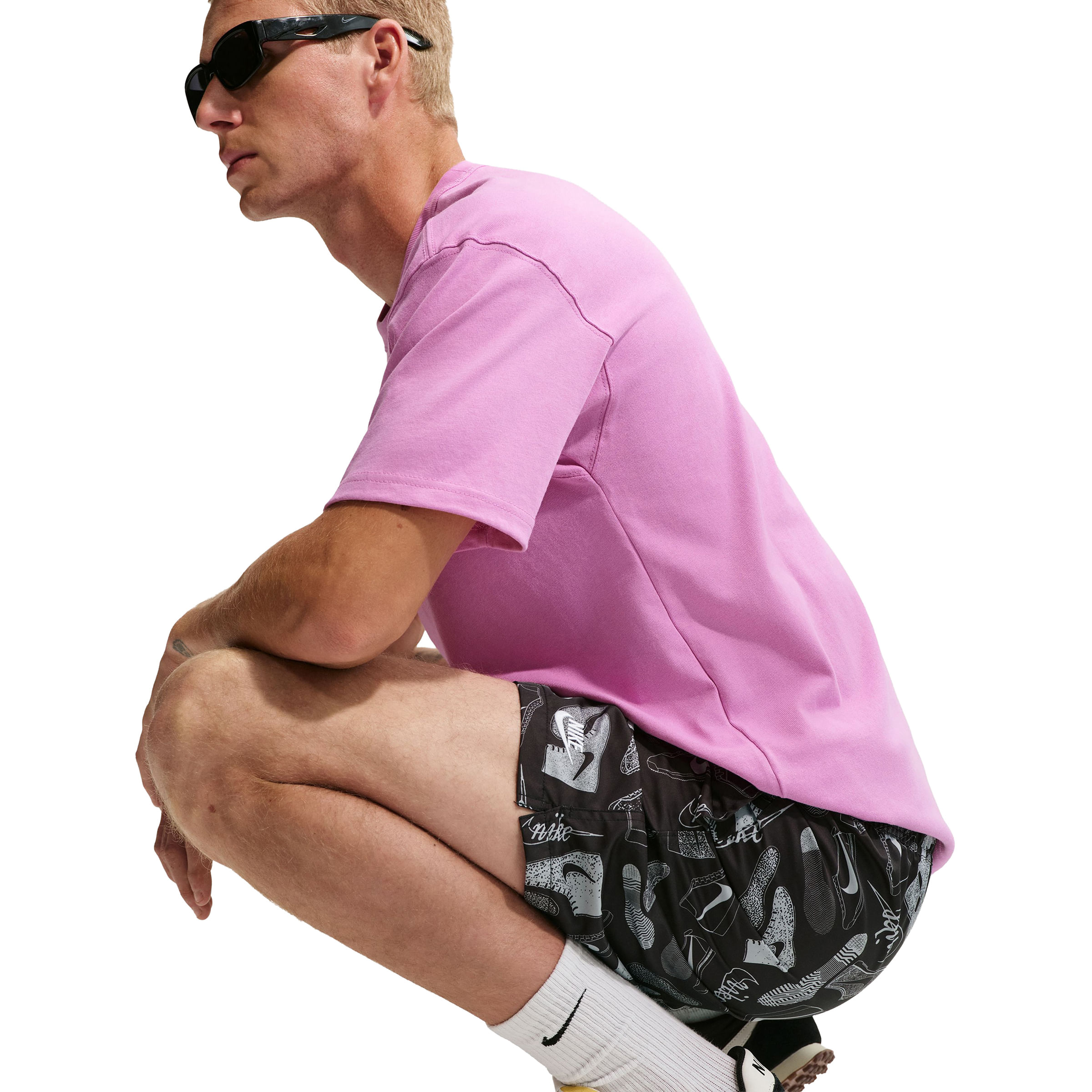 Nike-Club-Woven-Flow-Short---Men-s-Black---White