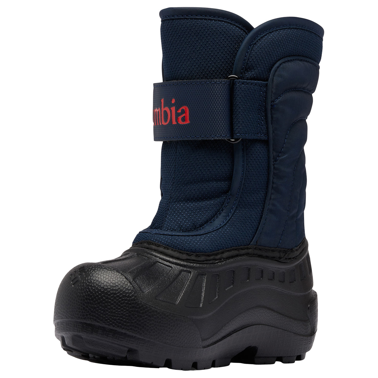 Columbia Powderbug Snowlite Strap Winter Boot - Kids' - Collegiate Navy / Spicy 9C