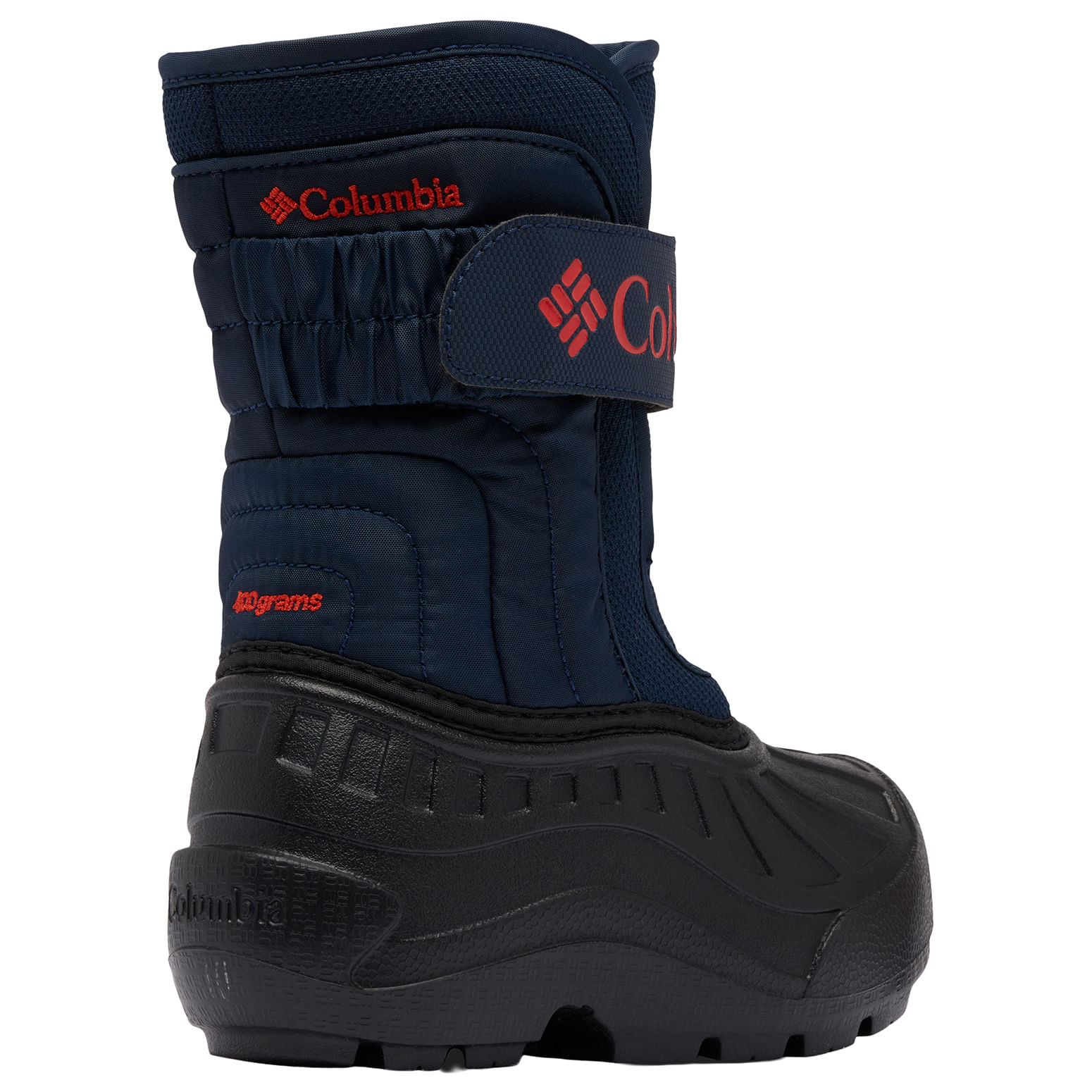 Columbia Powderbug Snowlite Strap Winter Boot - Kids' - Collegiate Navy / Spicy 9C