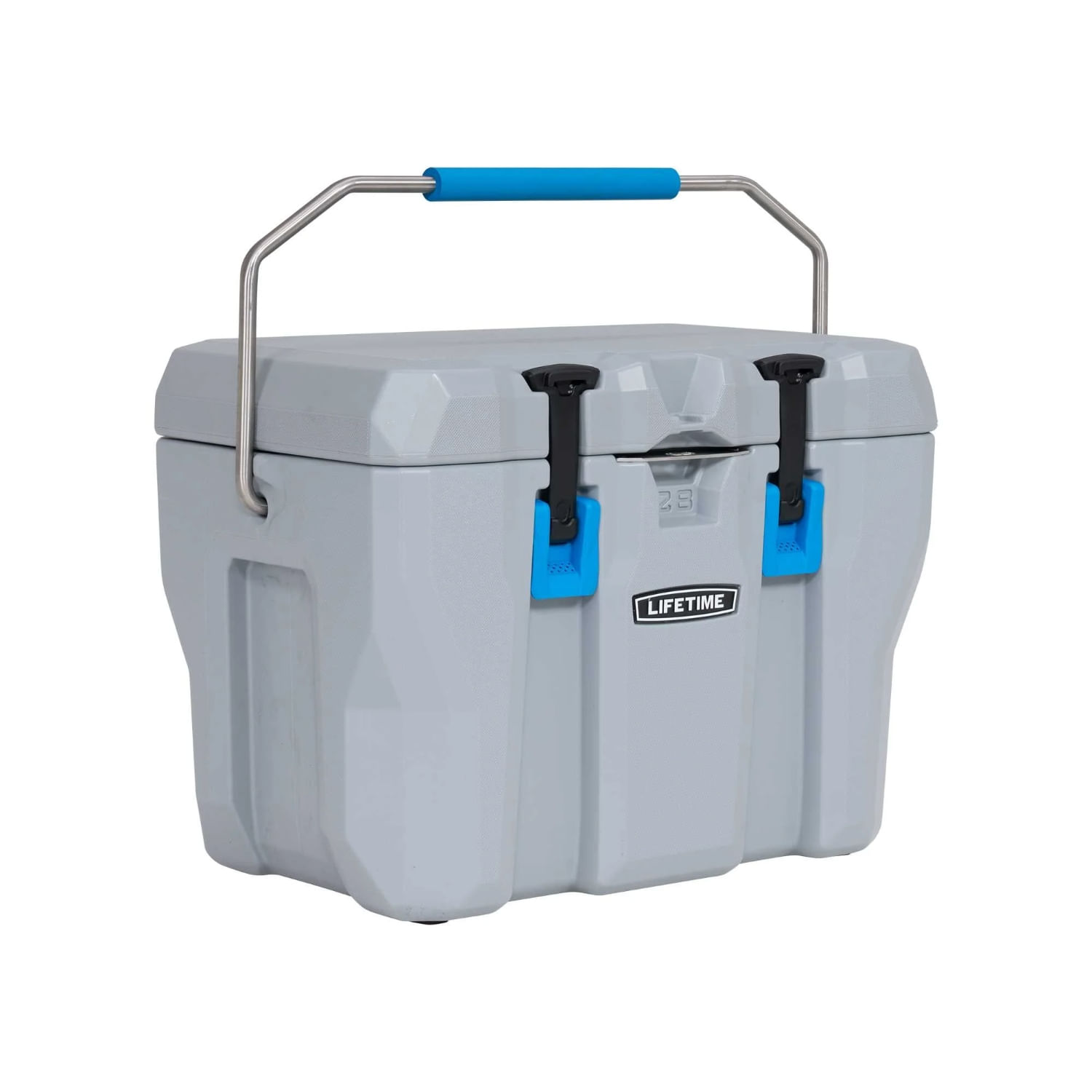 Lifetime-28-Quart-Hard-Cooler-Gray