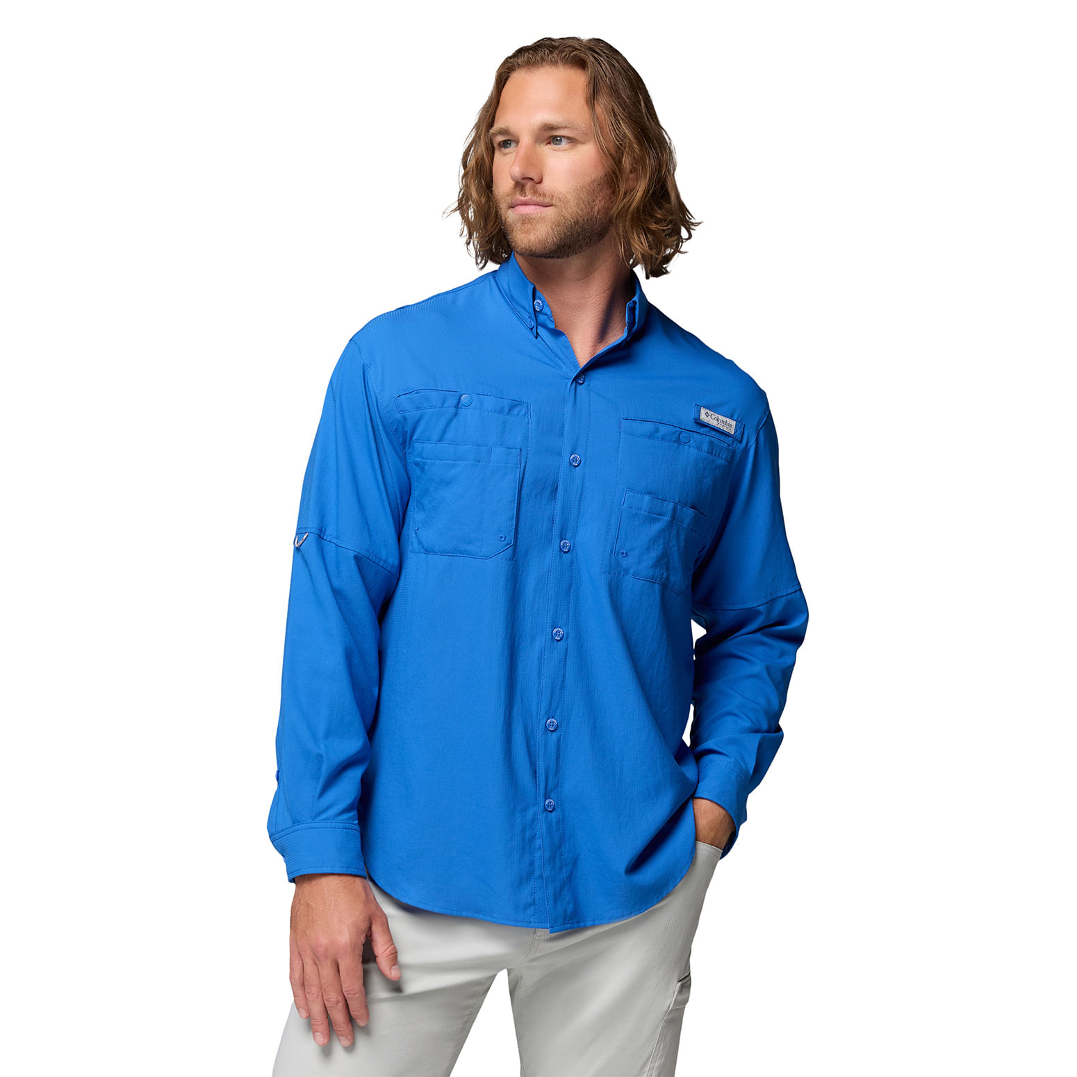 Columbia-PFG-Tamiami-II-Long-Sleeve-Shirt---Men-s-VIVID-BLUE