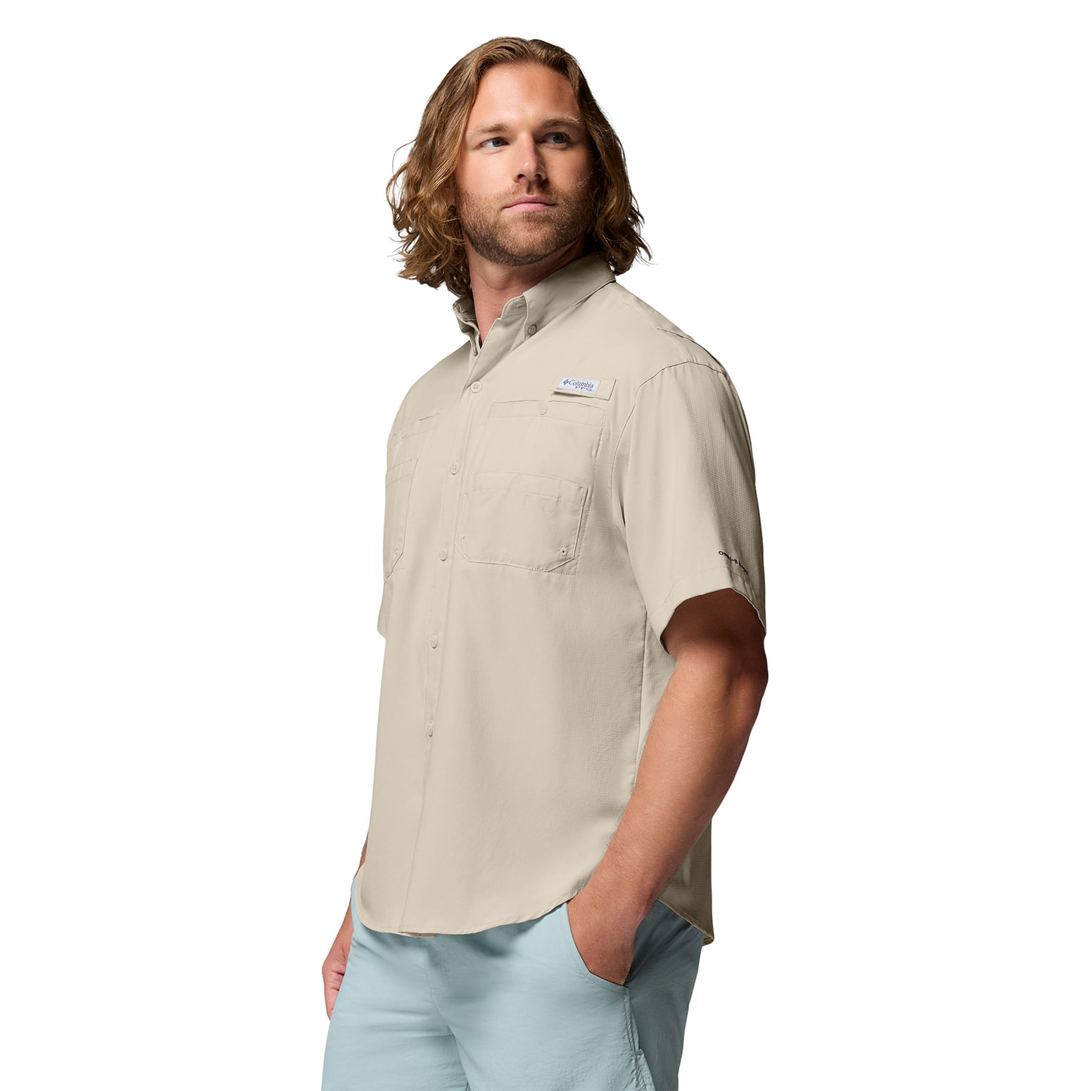Columbia-Tamiami-II-Short-Sleeve-Shirt---Men-s-Fossil