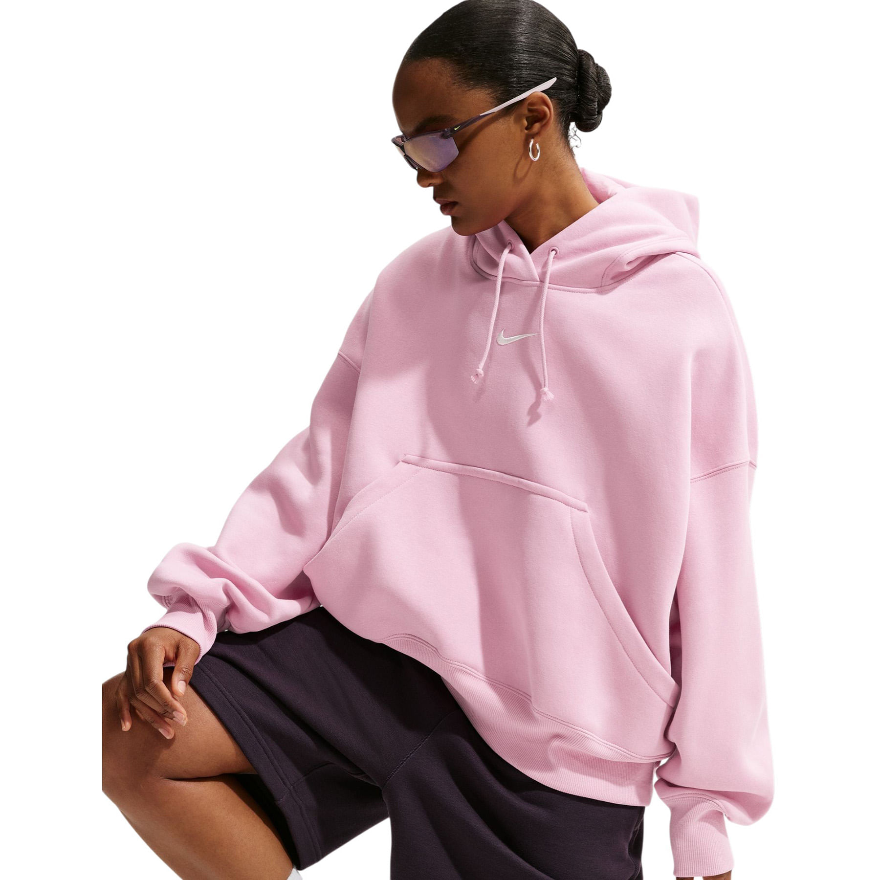 Nike-Sportswear-Phoenix-Fleece-Over-Oversized-Pullover-Hoodie---Women-s-Pink-Foam---Sail