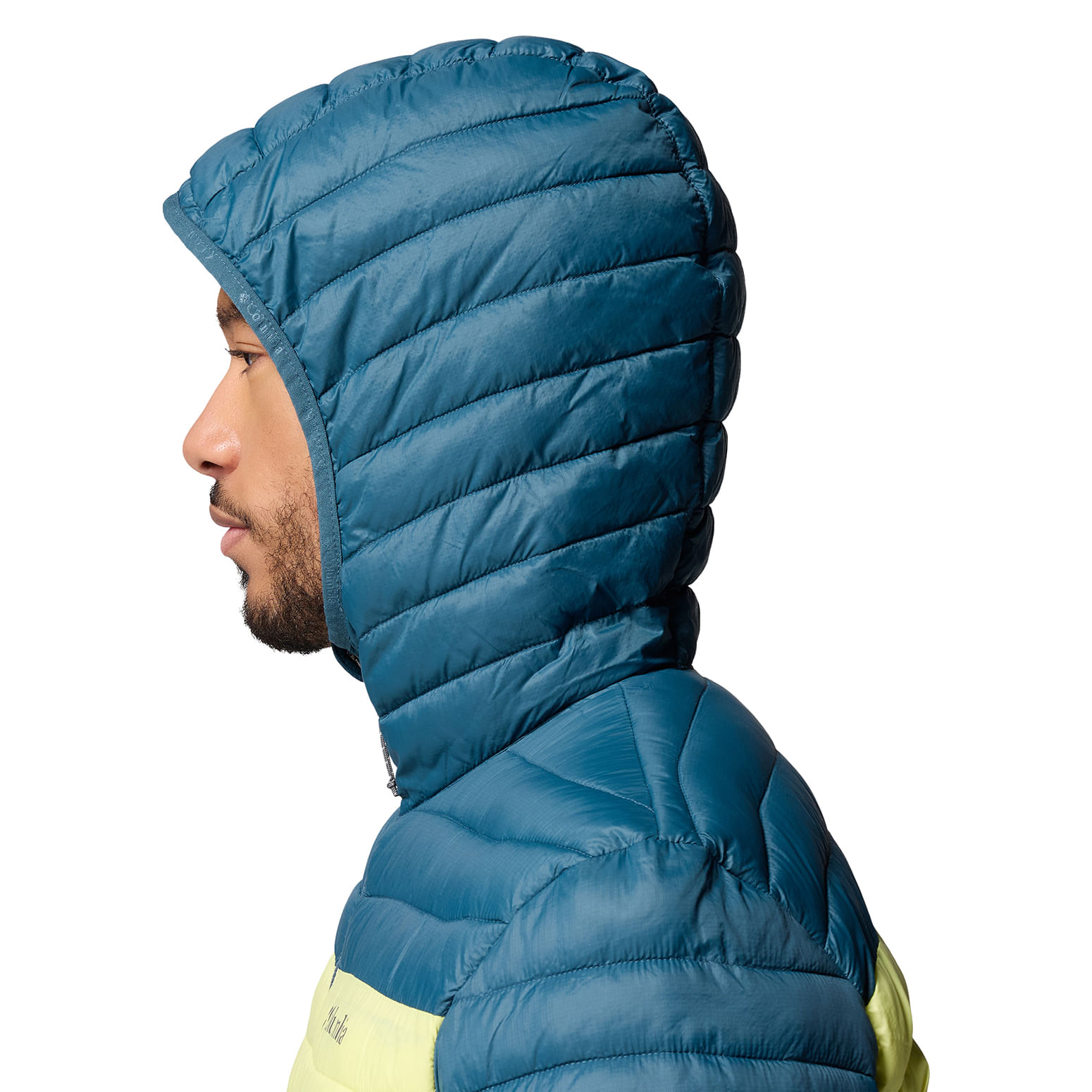 Columbia-Powder-Pass-Hooded-Jacket---Men-s-Crushed-Blue---Everblue---Neon-Light---Shark