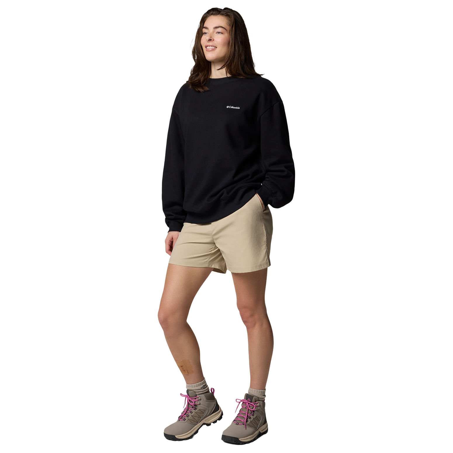 Columbia-Aldermore-Crew-Sweatshirt---Women-s-Black