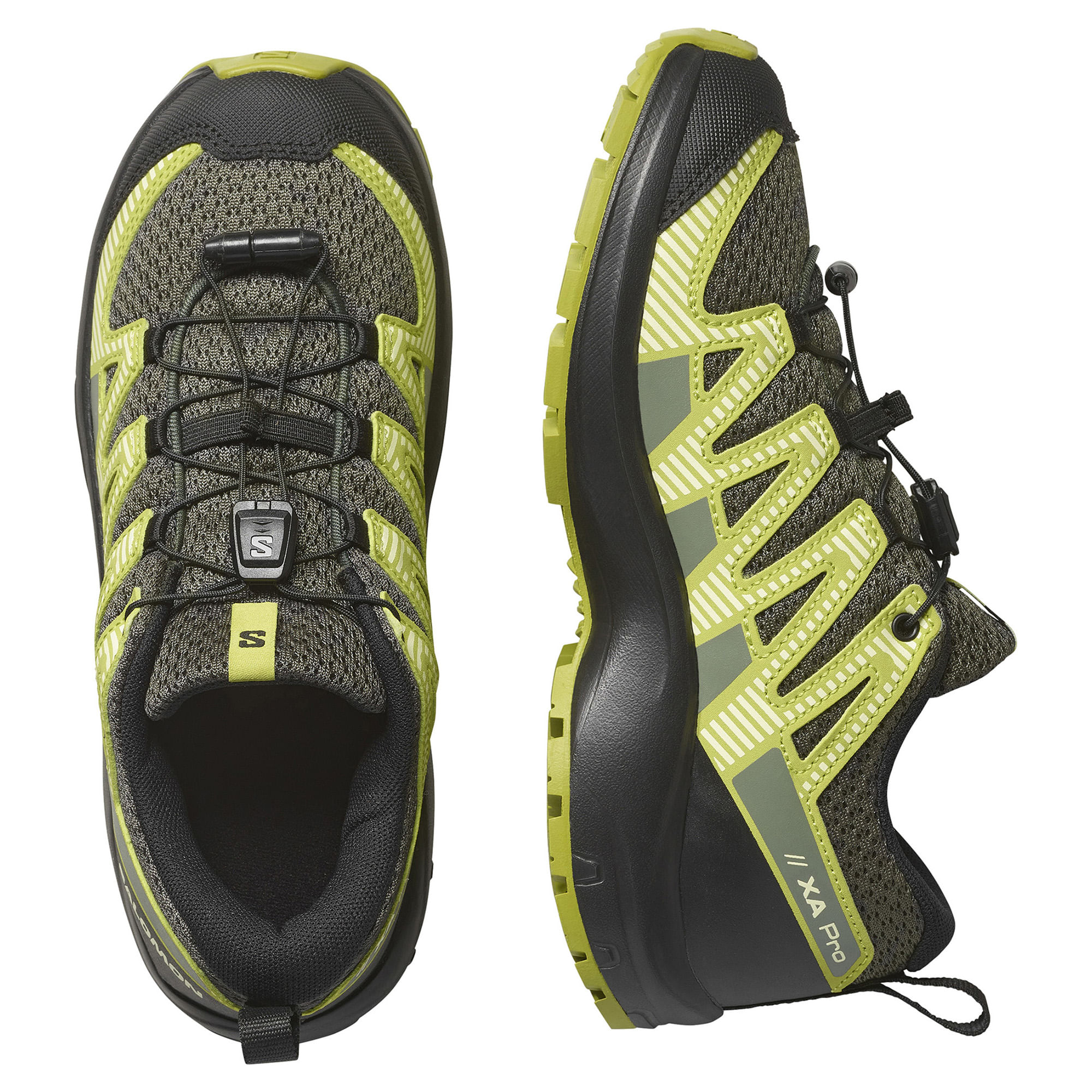 Salomon-XA-Pro-V8-Hiking-Shoe---Kids--Urban-Chic---Black---Dark-Citron