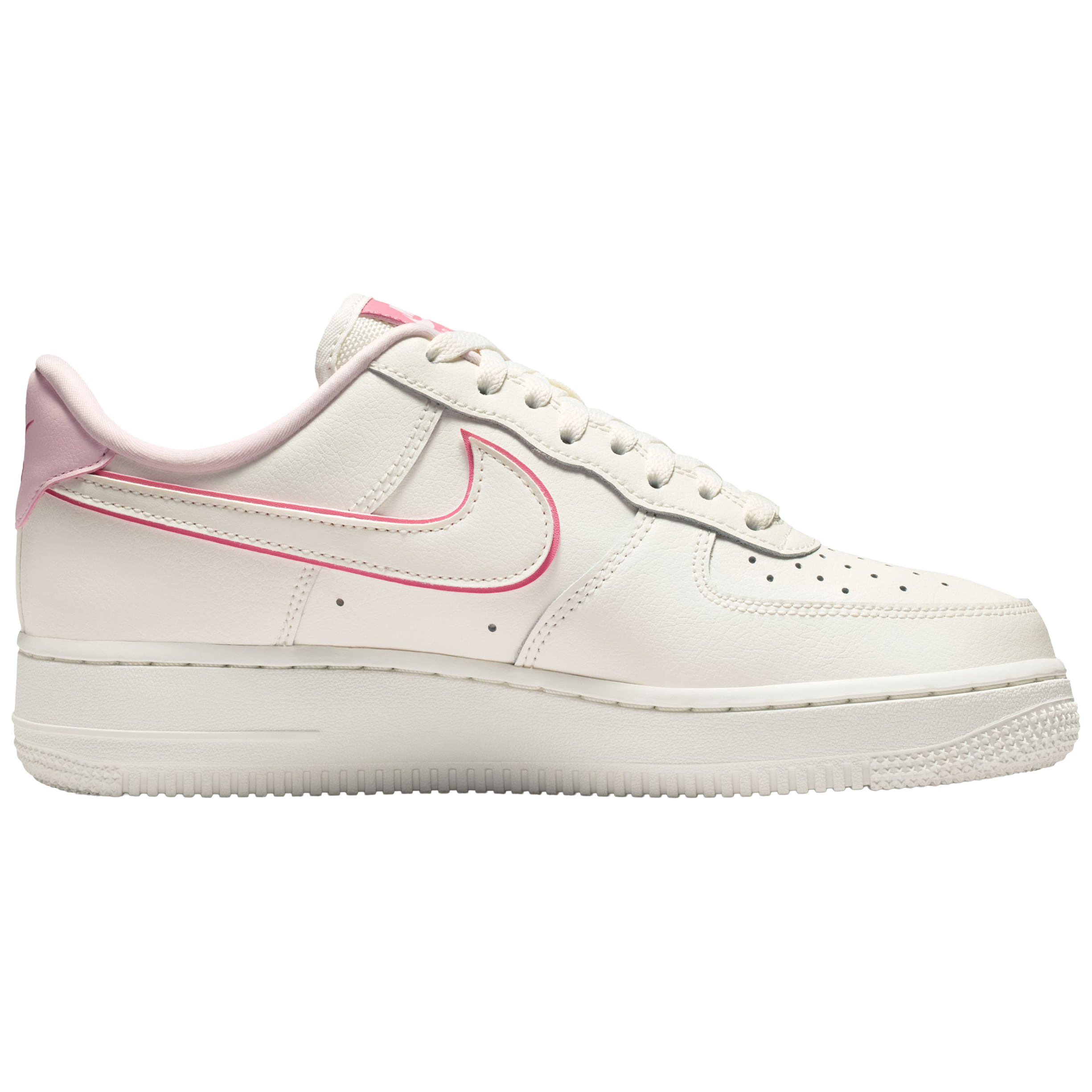 Nike Air Force 1 '07 Essential Shoe - Women's - Sail / Sail Peony Pink Foam 8.5 Regular