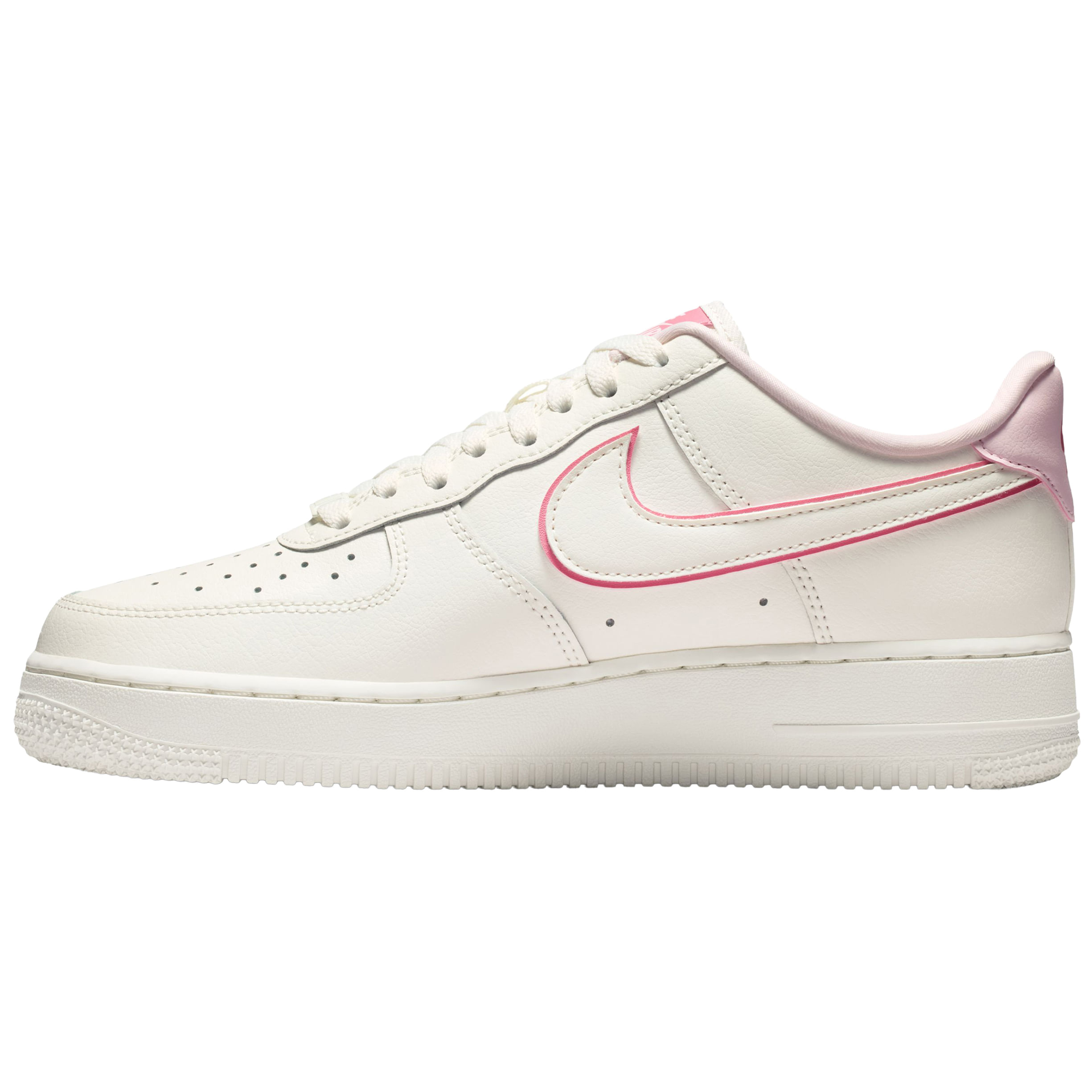 Nike Air Force 1 '07 Essential Shoe - Women's - Sail / Sail Peony Pink Foam 8.5 Regular