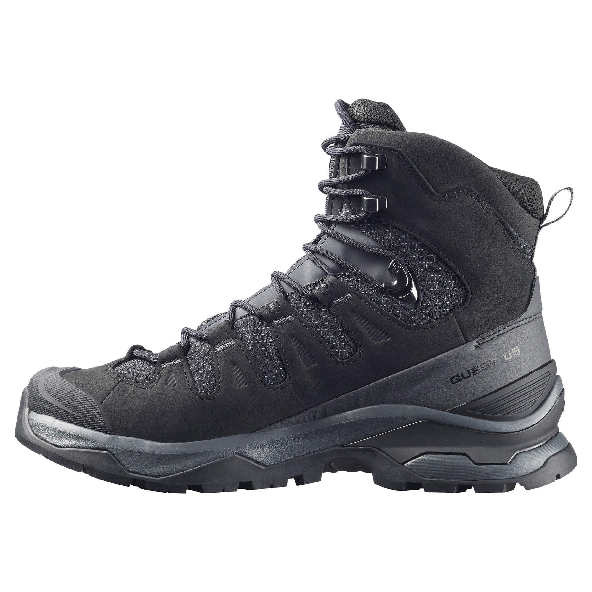Salomon Quest 5 GORE-TEX Hiking Boot - Men's - Asphalt / Black / Asphalt 9.5 Regular