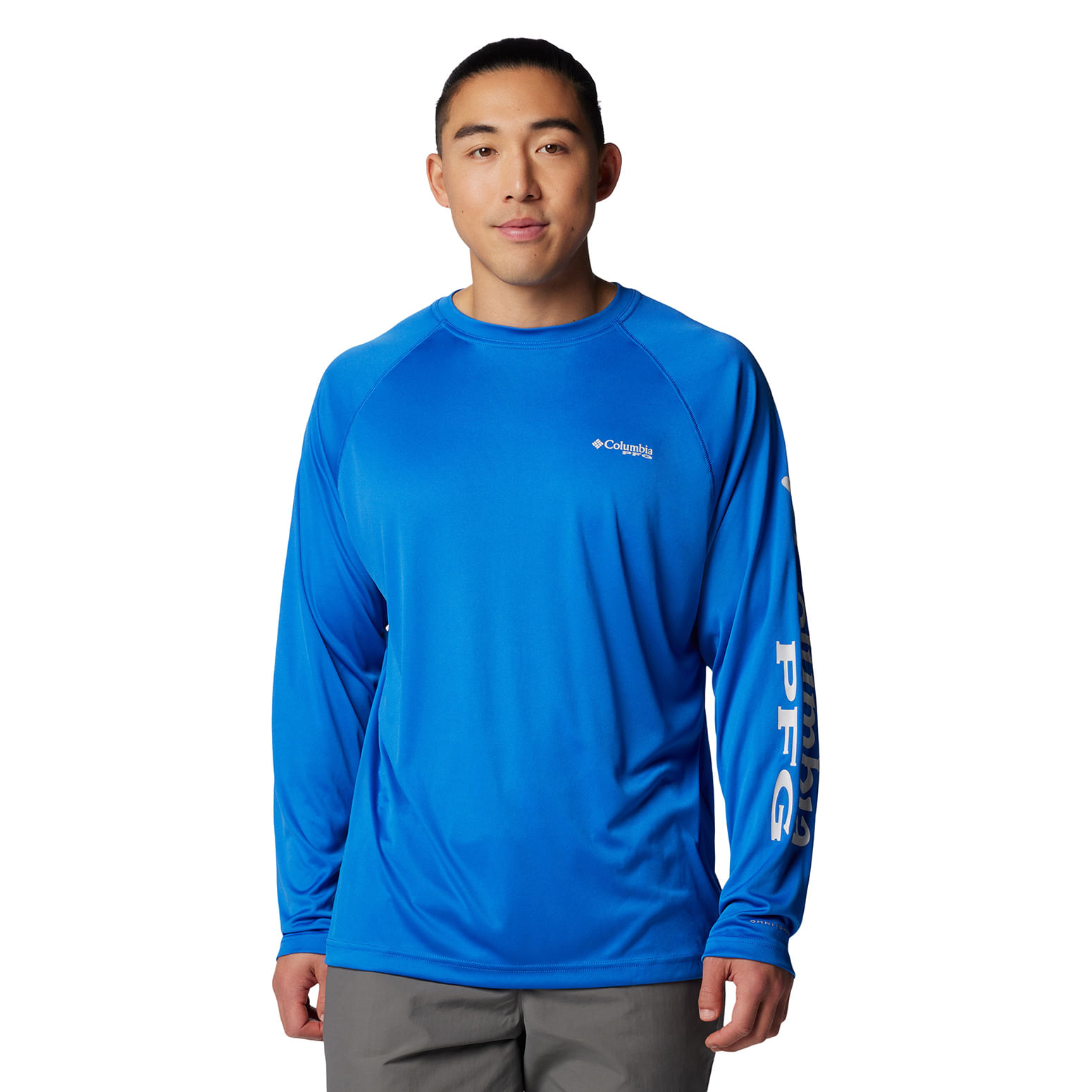 Columbia-Terminal-Tackle-Shirt---Men-s-Vivid-Blue---Cool-Grey