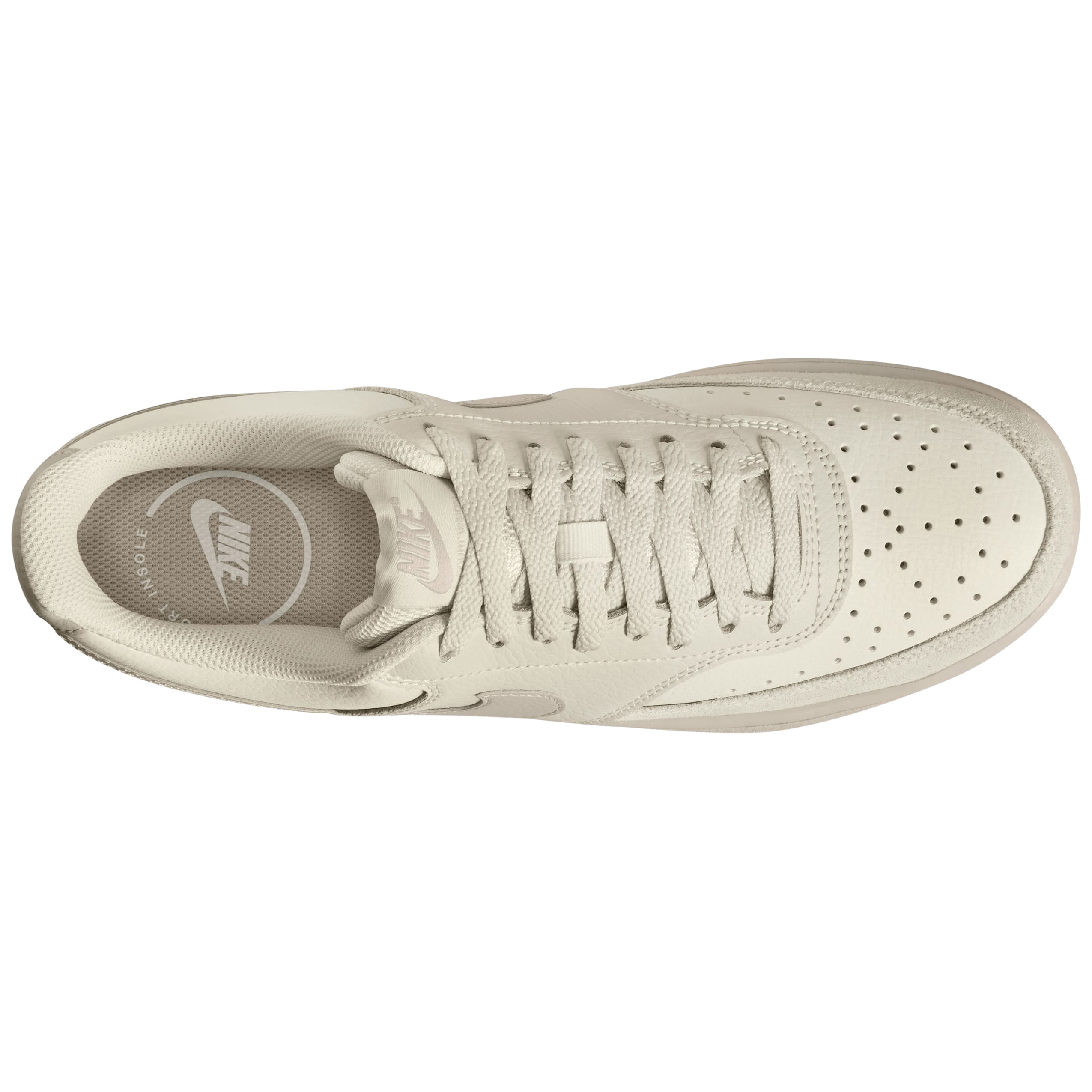 Nike Court Vision Low Suede Shoe - Men's - Phantom / Cream II 9.5 9.5 Regular