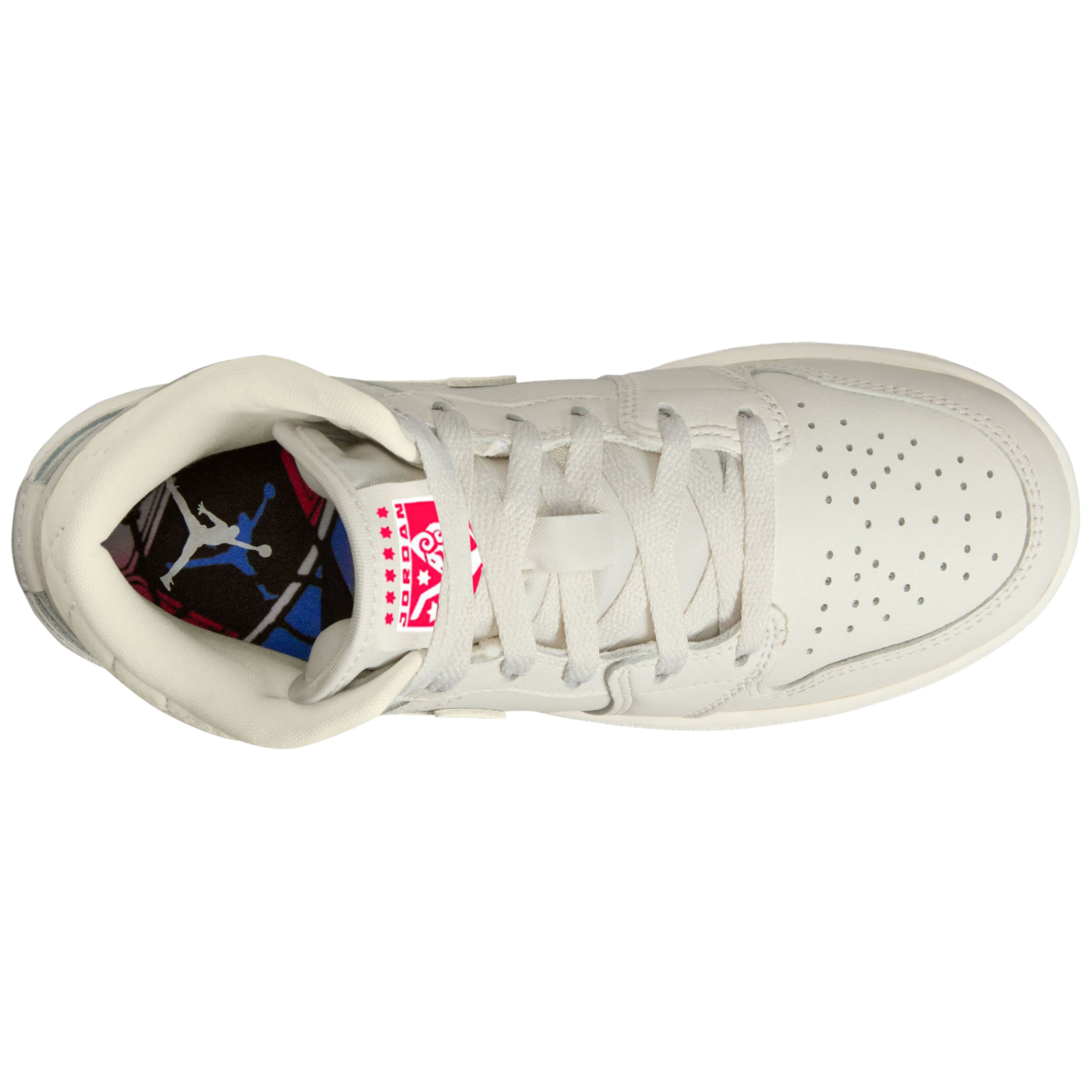 Jordan Air Mid SE Shoe - Kids' - Phantom, Sail Gum Dark Brown Infrared 23 5.5Y – image 3 of 4
