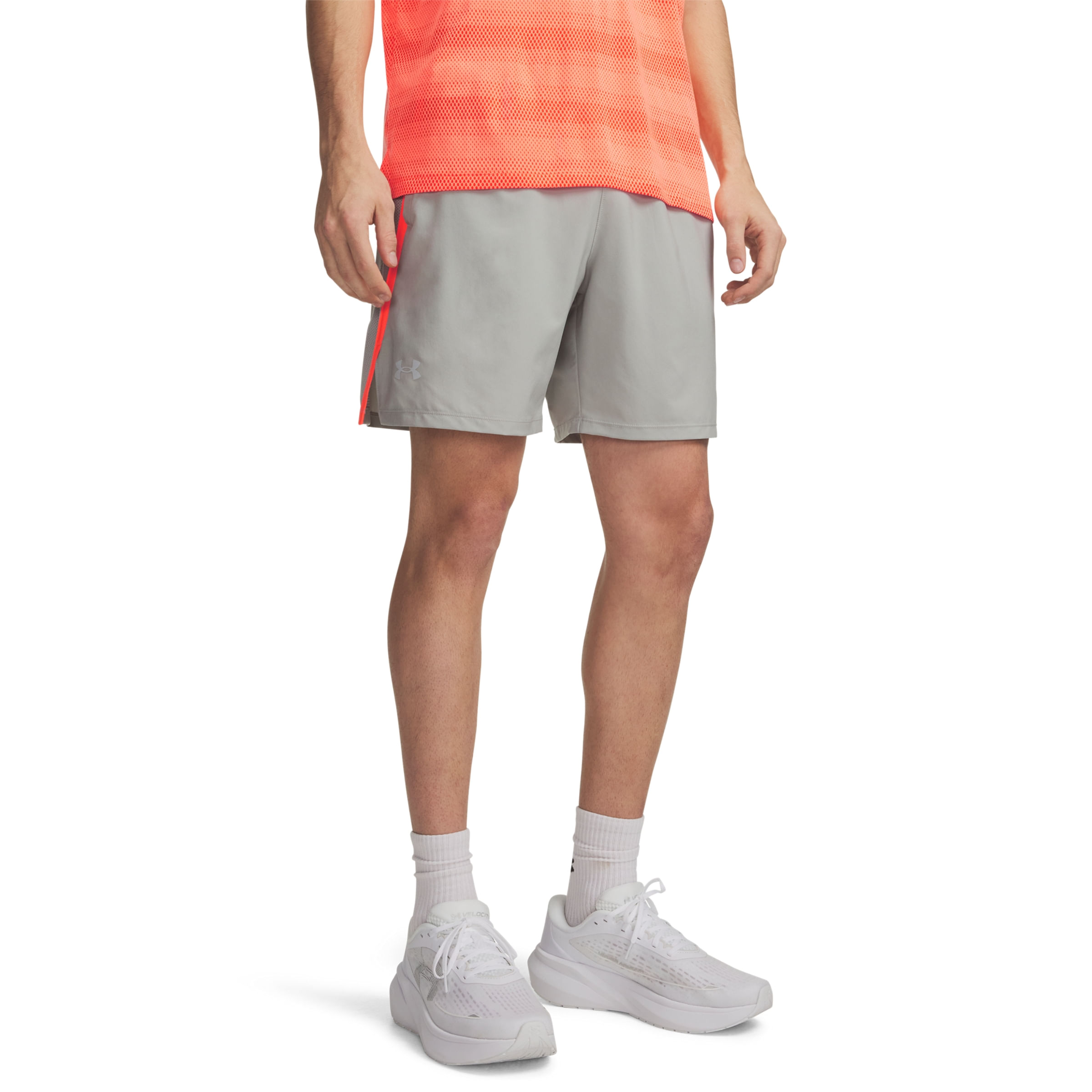 Under-Armour-Launch-7--Short---Men-s-Titanium---Electric-Tangerine---Reflective