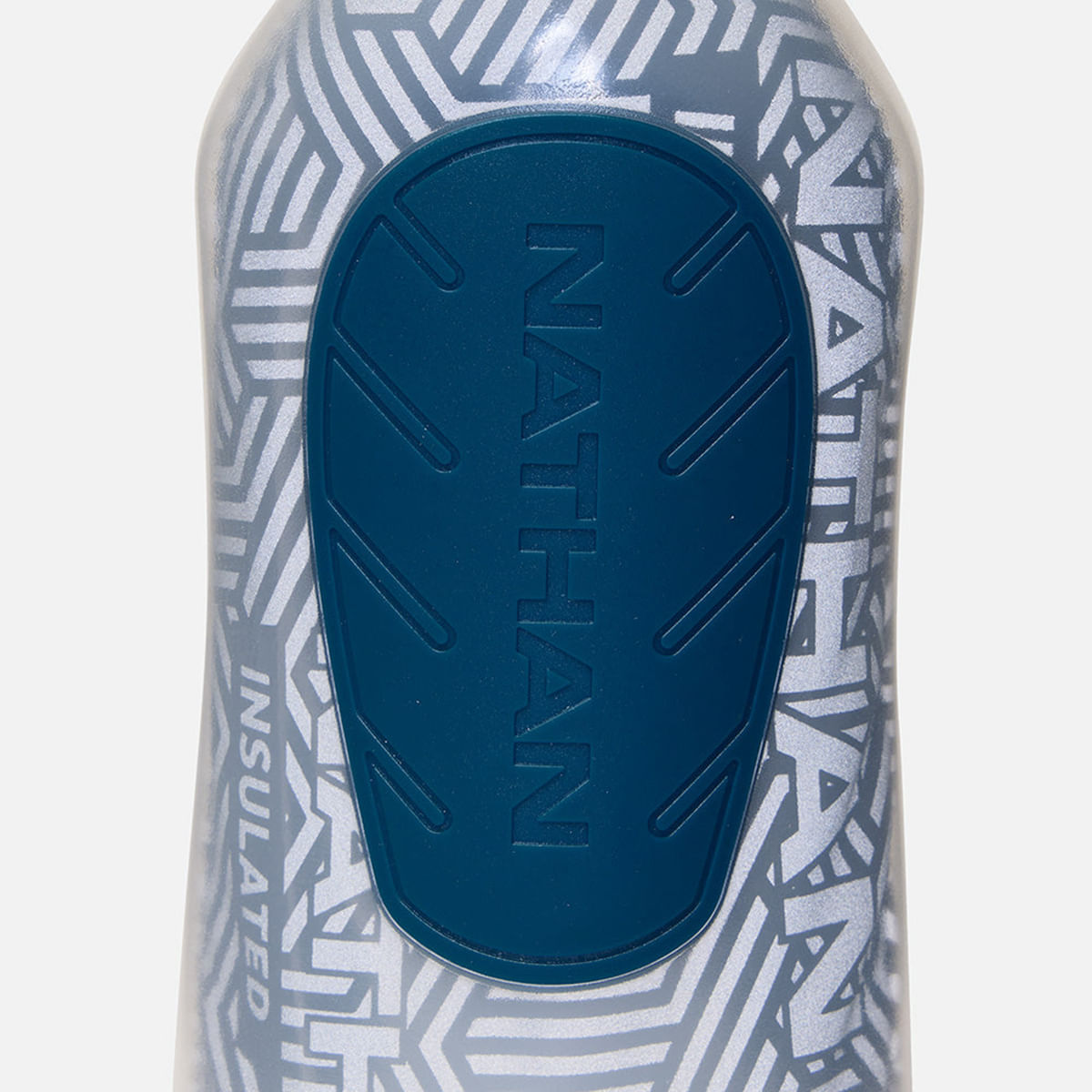Nathan SpeedDraw 2 Insulated Flask - 12oz - Vapor Grey / Sailor Blue
