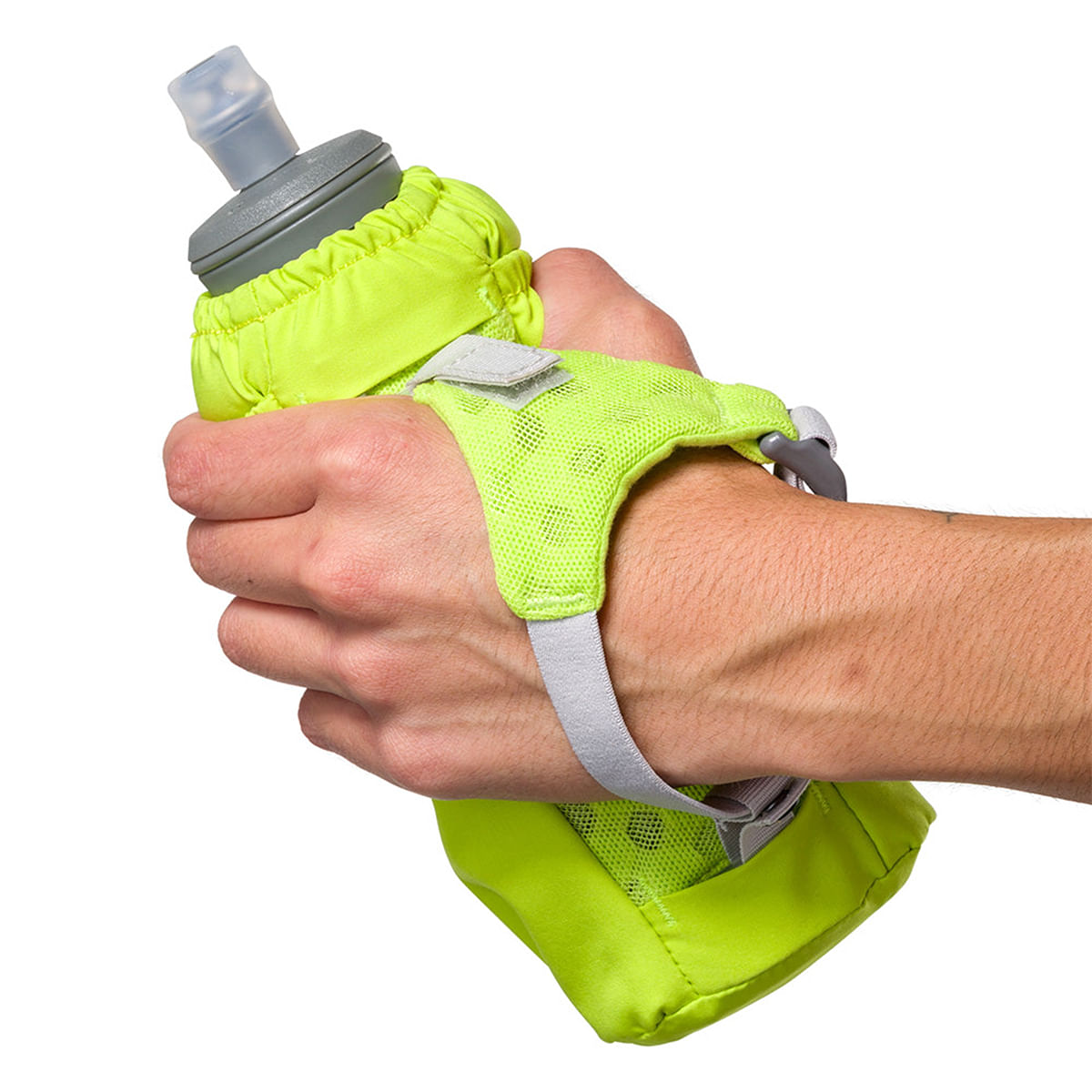 Nathan Pinnacle 18 oz Insulated Soft Flask - Finish Lime, Reflective Silver – image 5 of 8