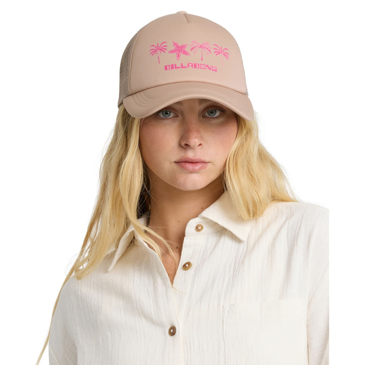 Billabong-Across-Waves-Trucker-Hat---Women-s-Oatmeal