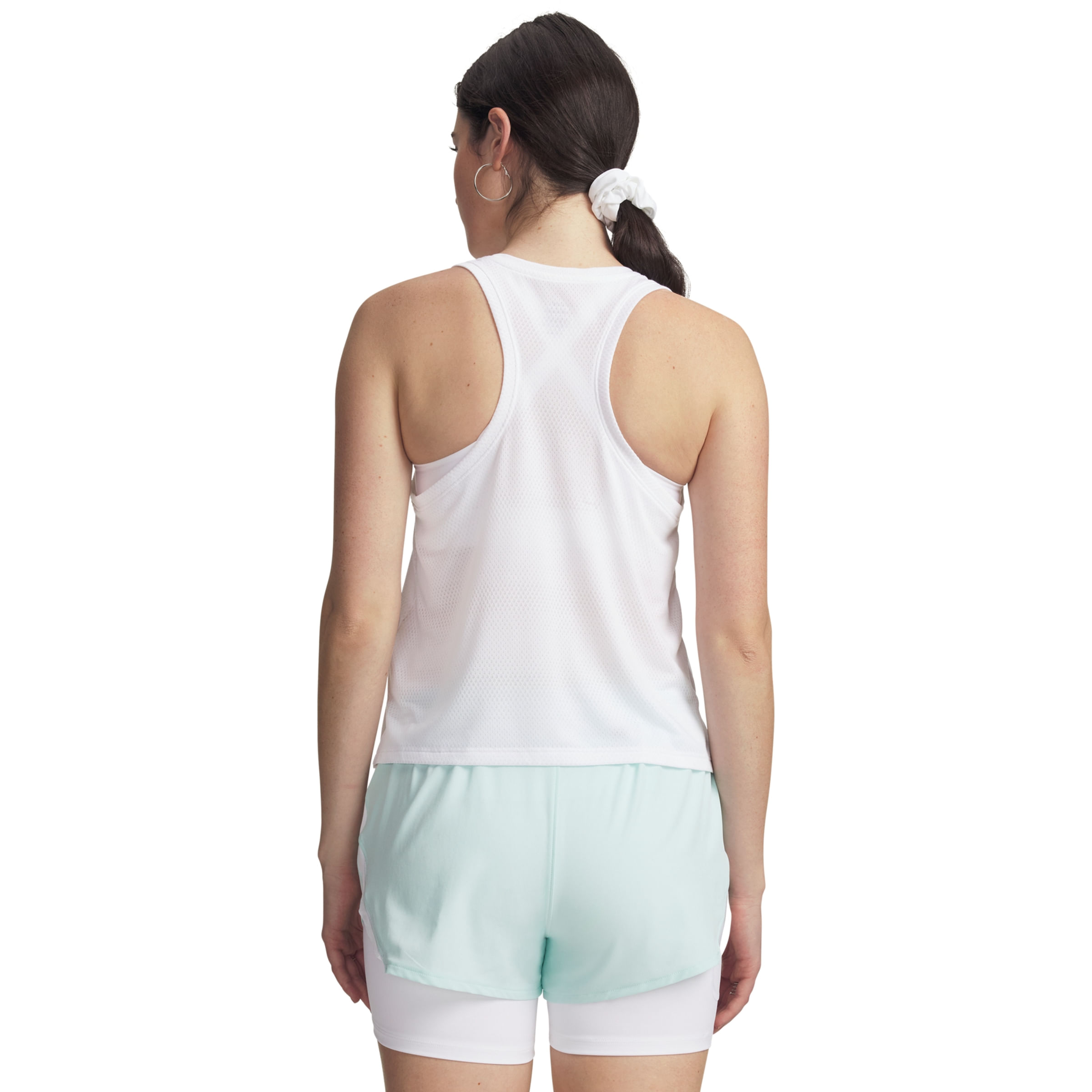 Under Armour UA Velociti Run Single Tank Top- Women's - White / Reflective L